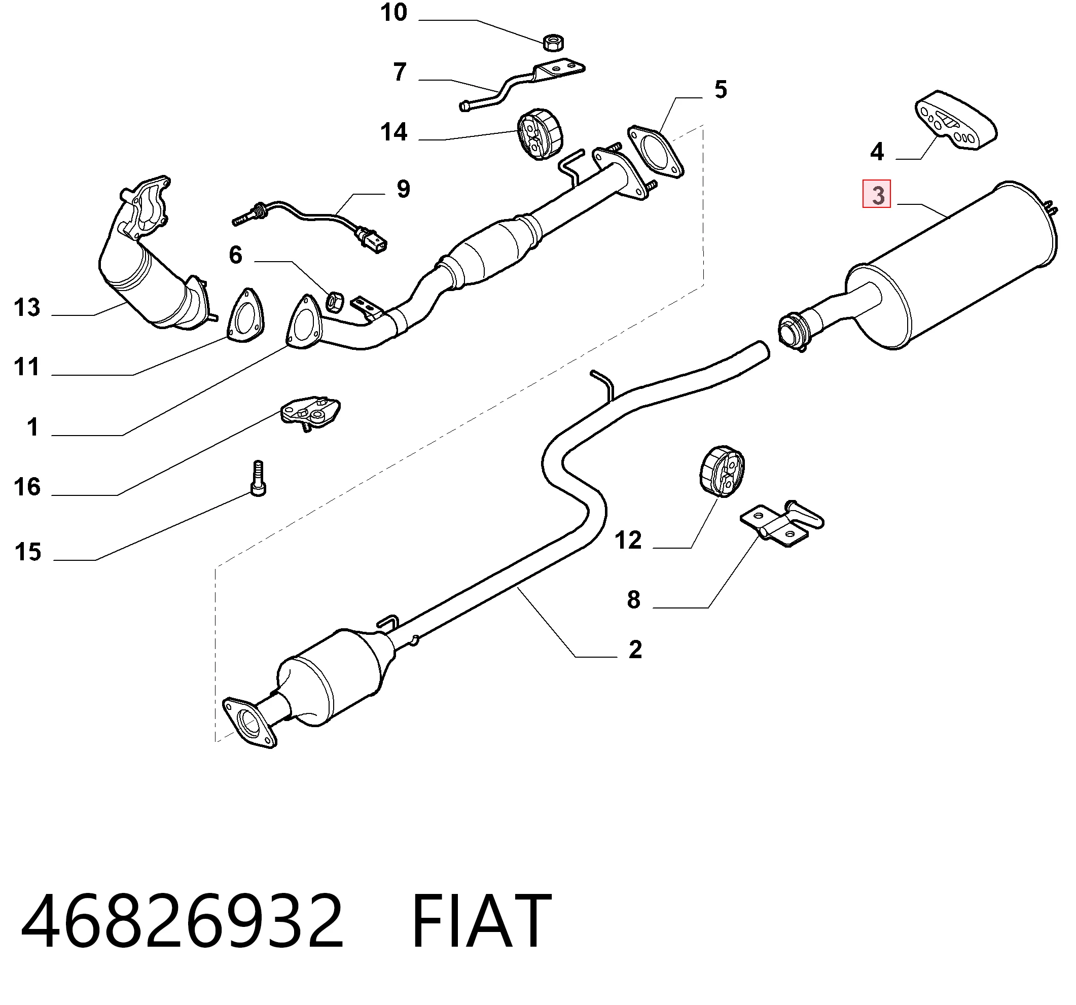 Comprar Silencioso trasero Doblo I 119