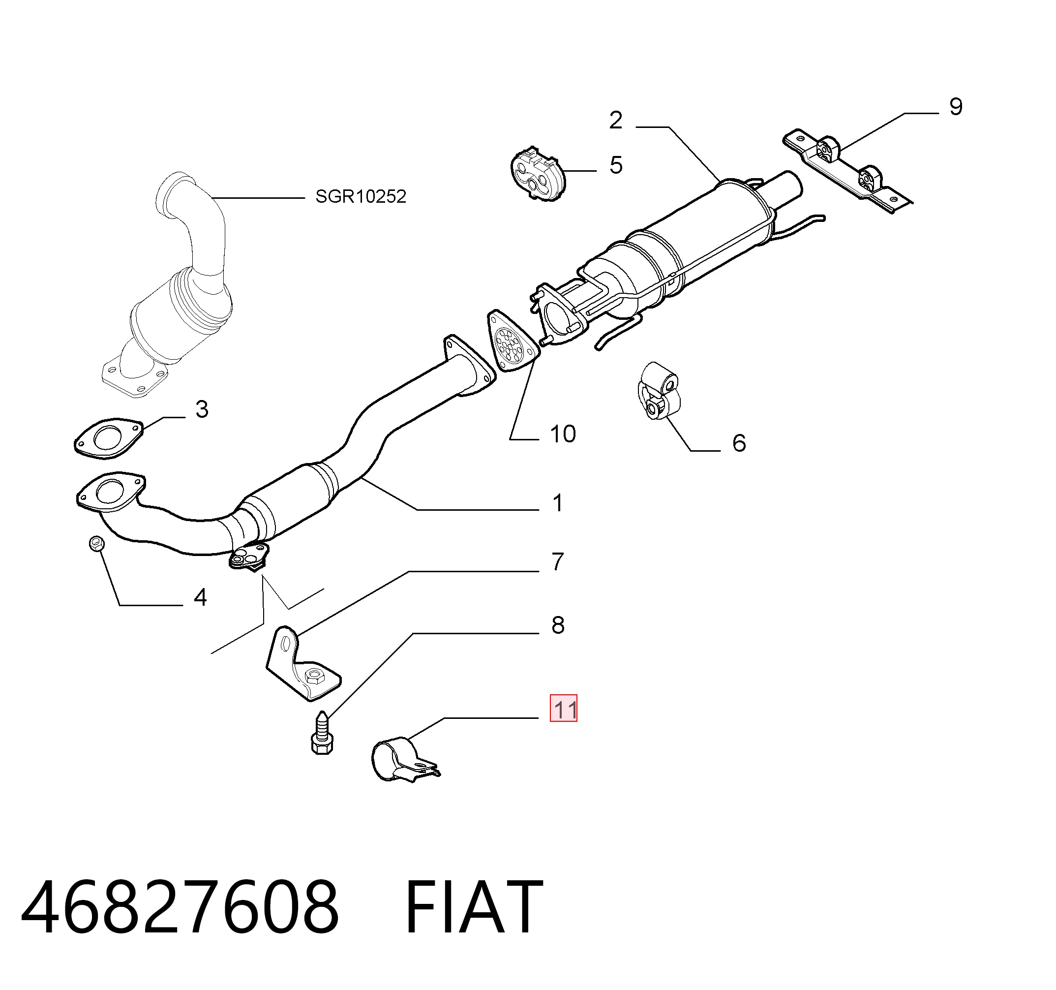46827608 Fiat/Alfa/Lancia