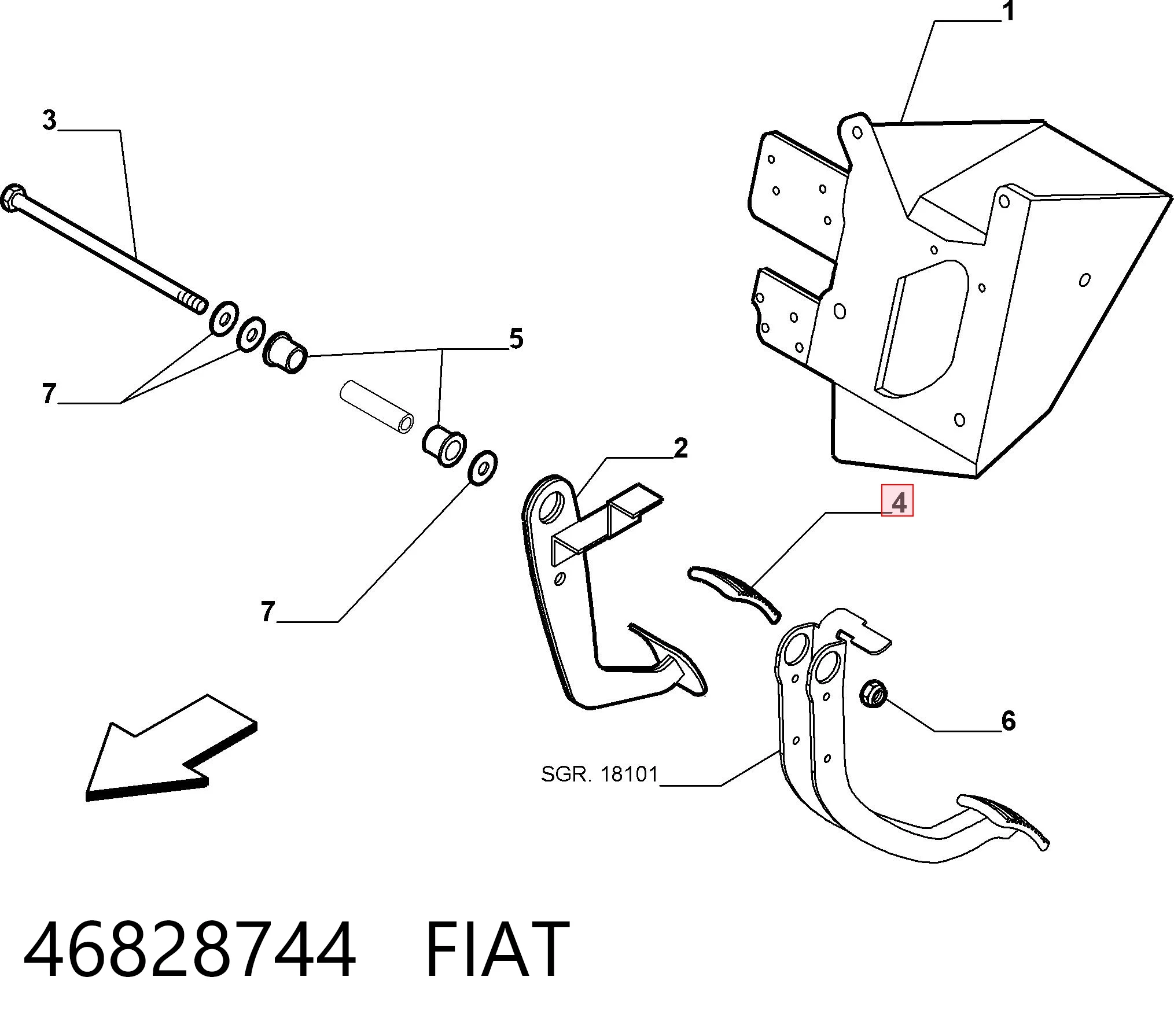 46828744 Fiat/Alfa/Lancia