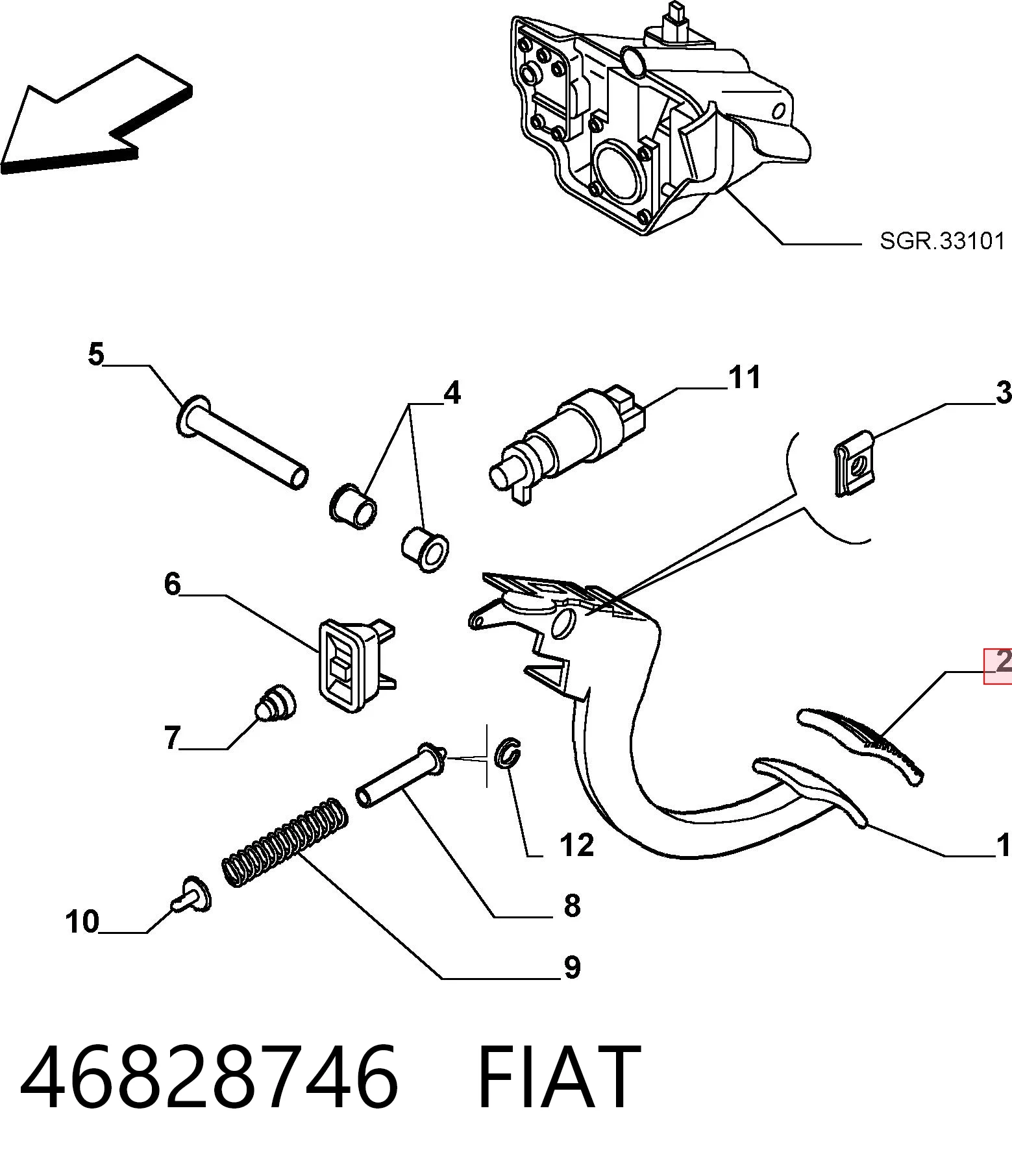 46828746 Fiat/Alfa/Lancia