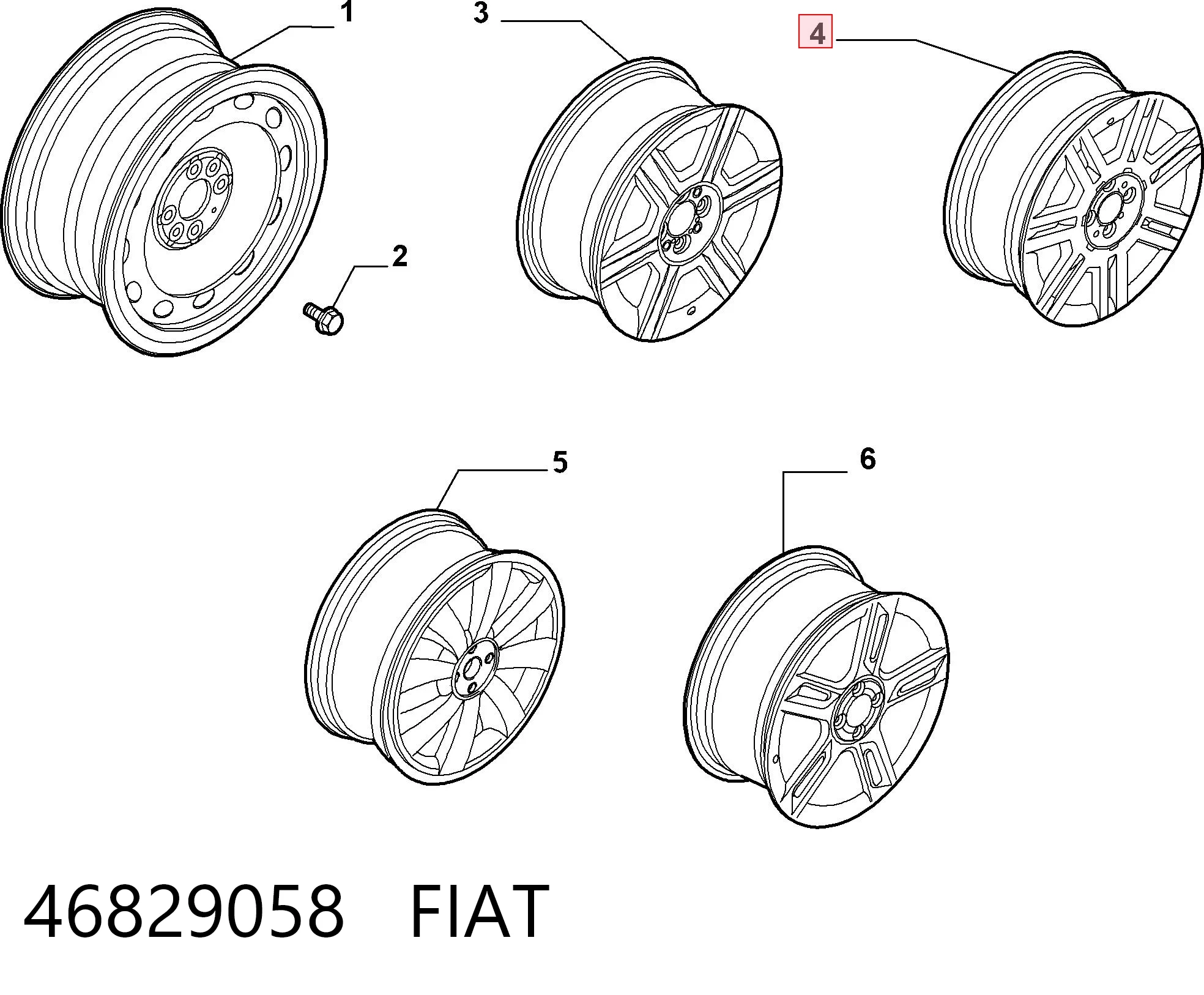 46829058 Fiat/Alfa/Lancia