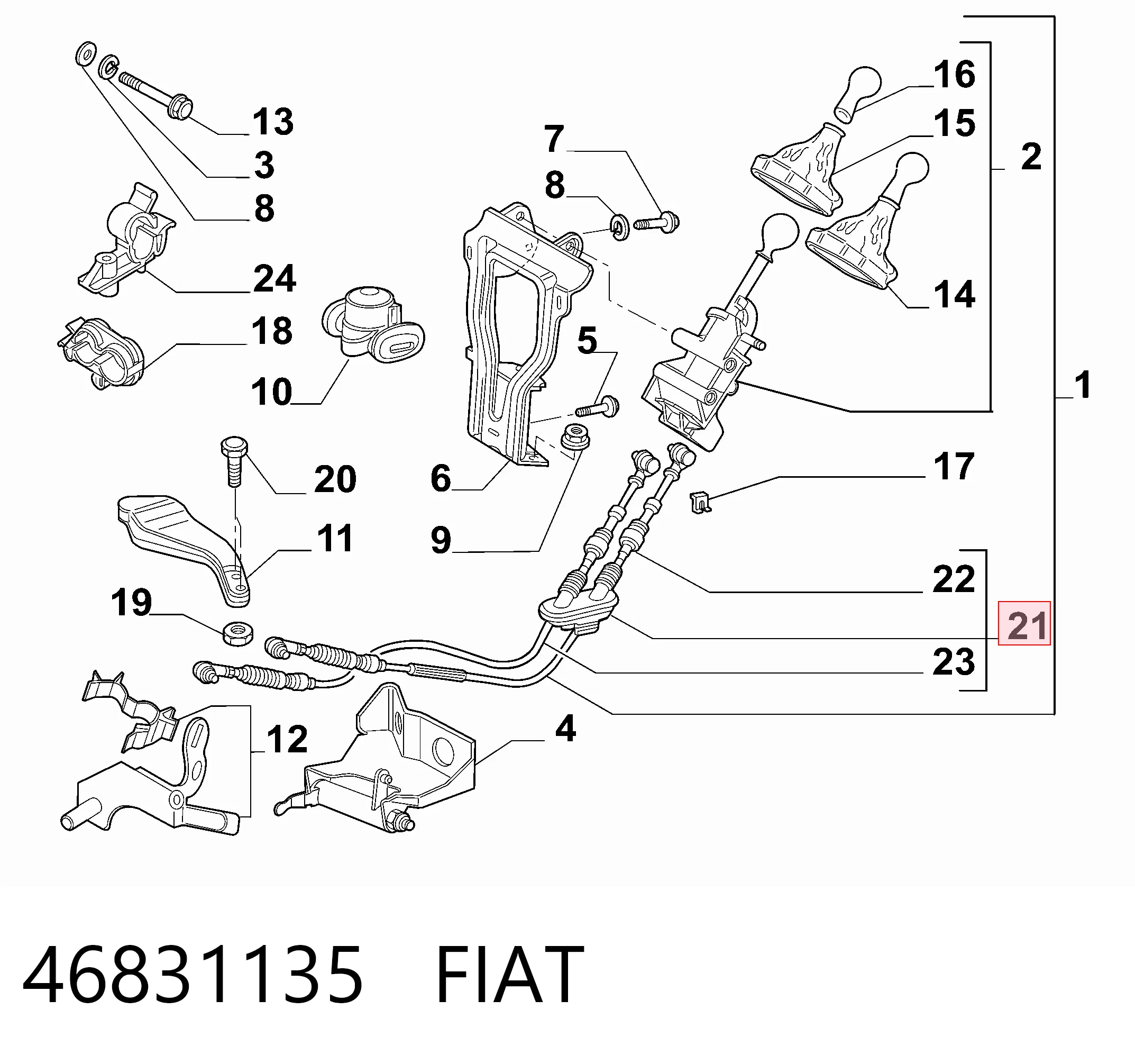 46831135 Fiat/Alfa/Lancia