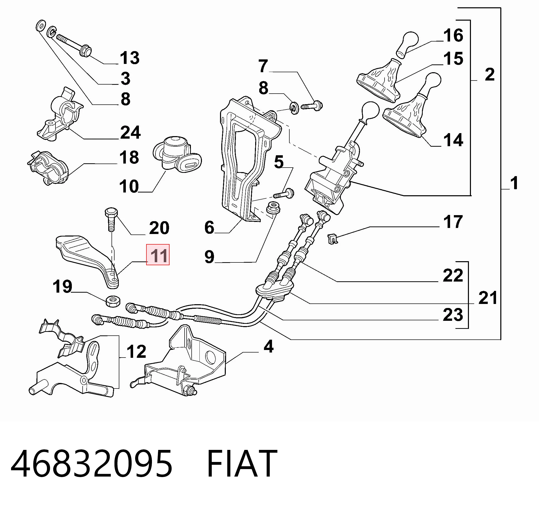 46832095 Fiat/Alfa/Lancia