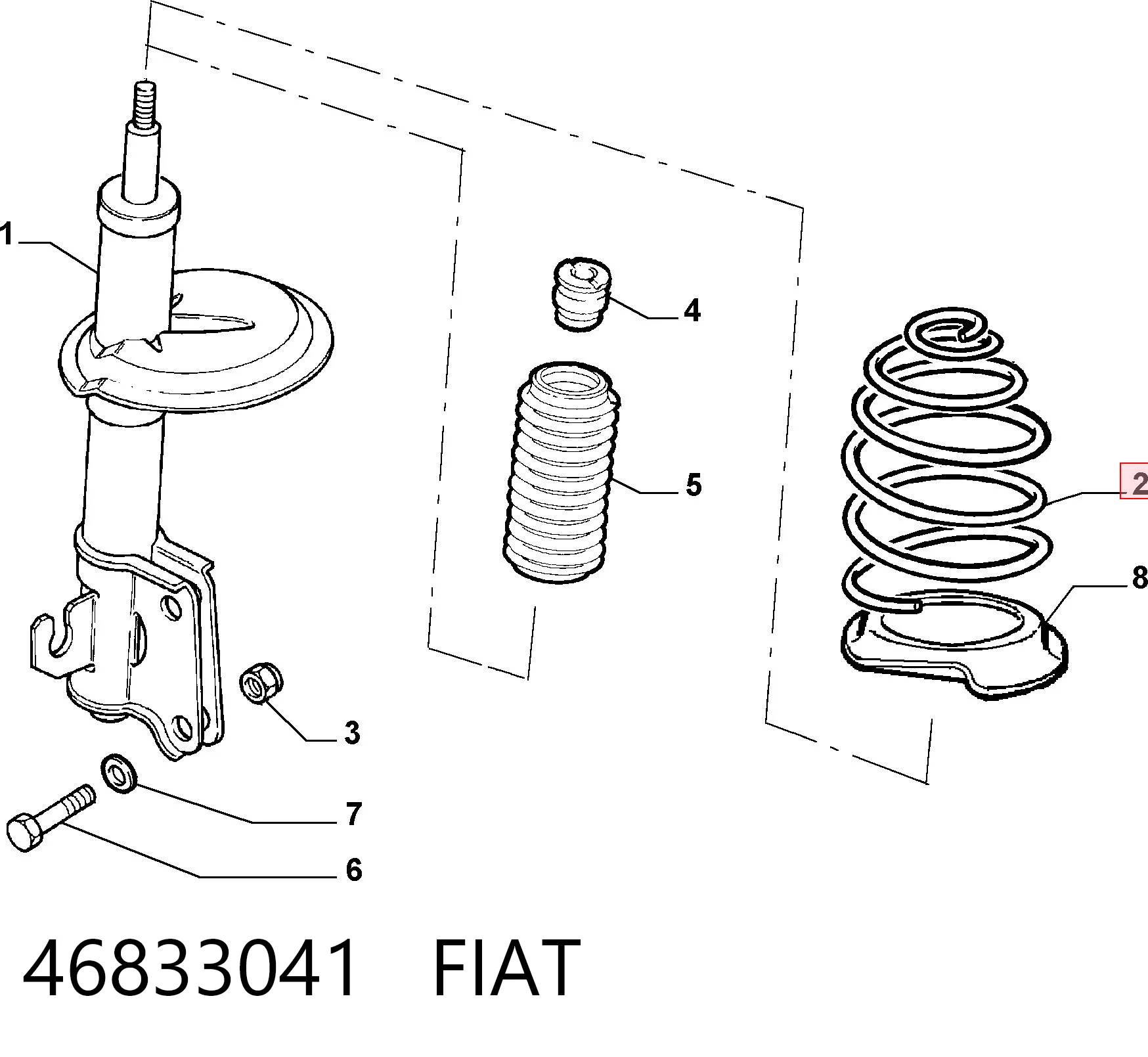 Comprar Muelle delantero Fiat Palio  178DX a bajo precio