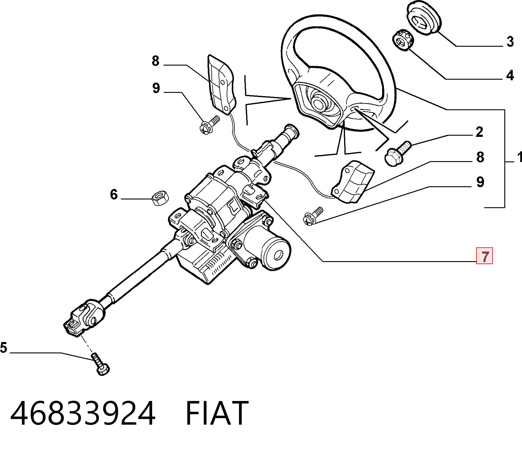 46833924 Fiat/Alfa/Lancia