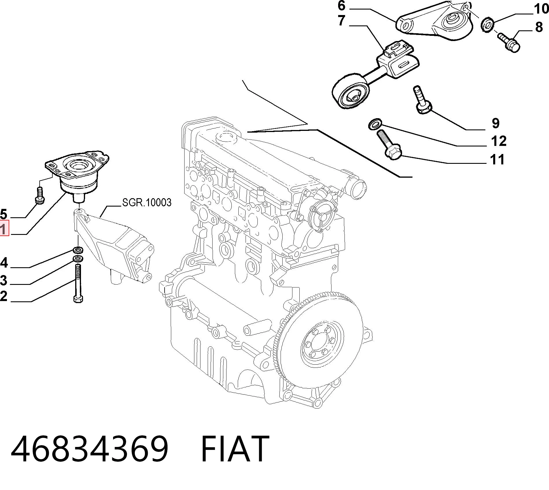 46834369 Fiat/Alfa/Lancia