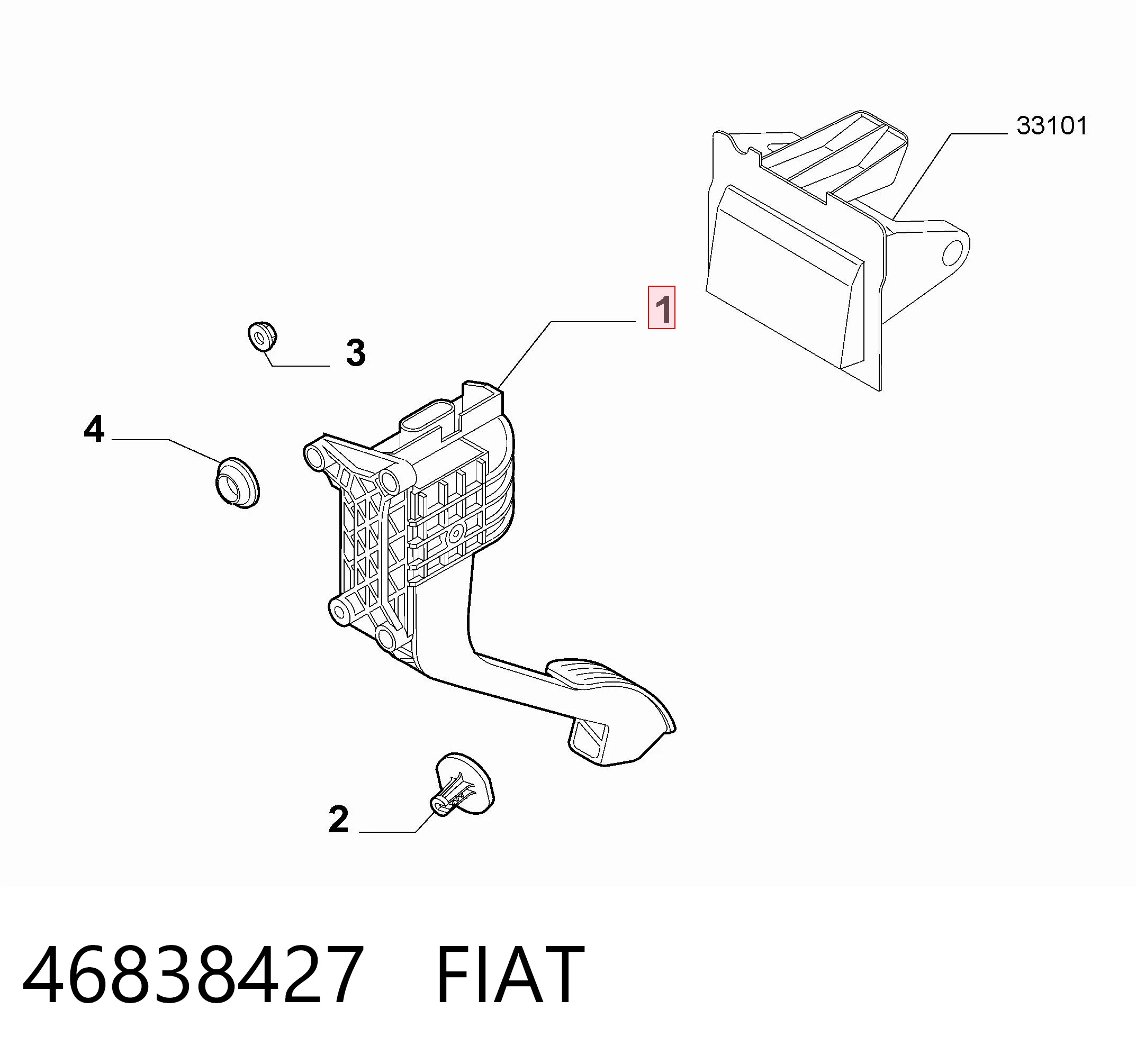Comprar Potenciómetro pedal Panda II 169A