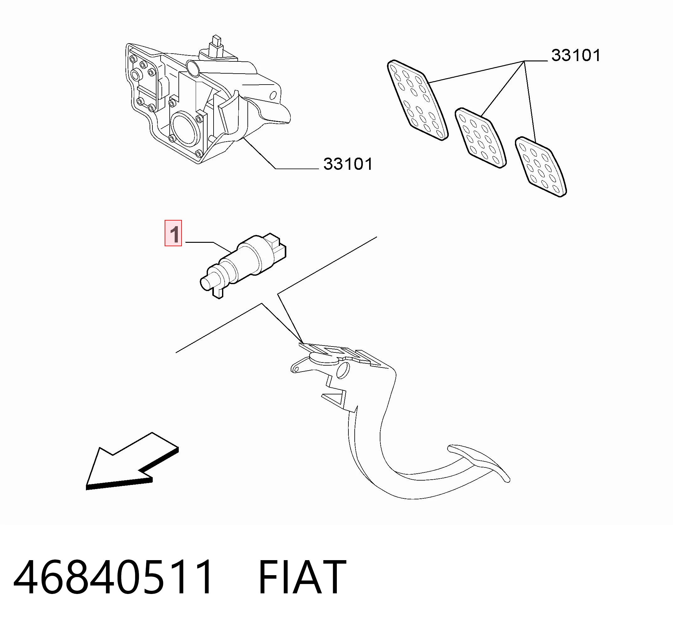 46840511 Fiat/Alfa/Lancia