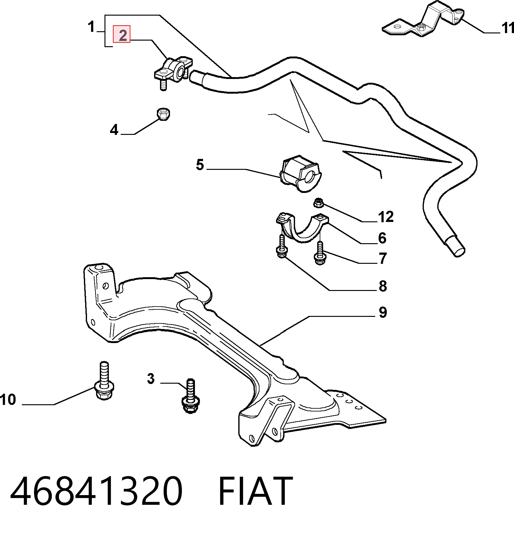 46841320 Fiat/Alfa/Lancia