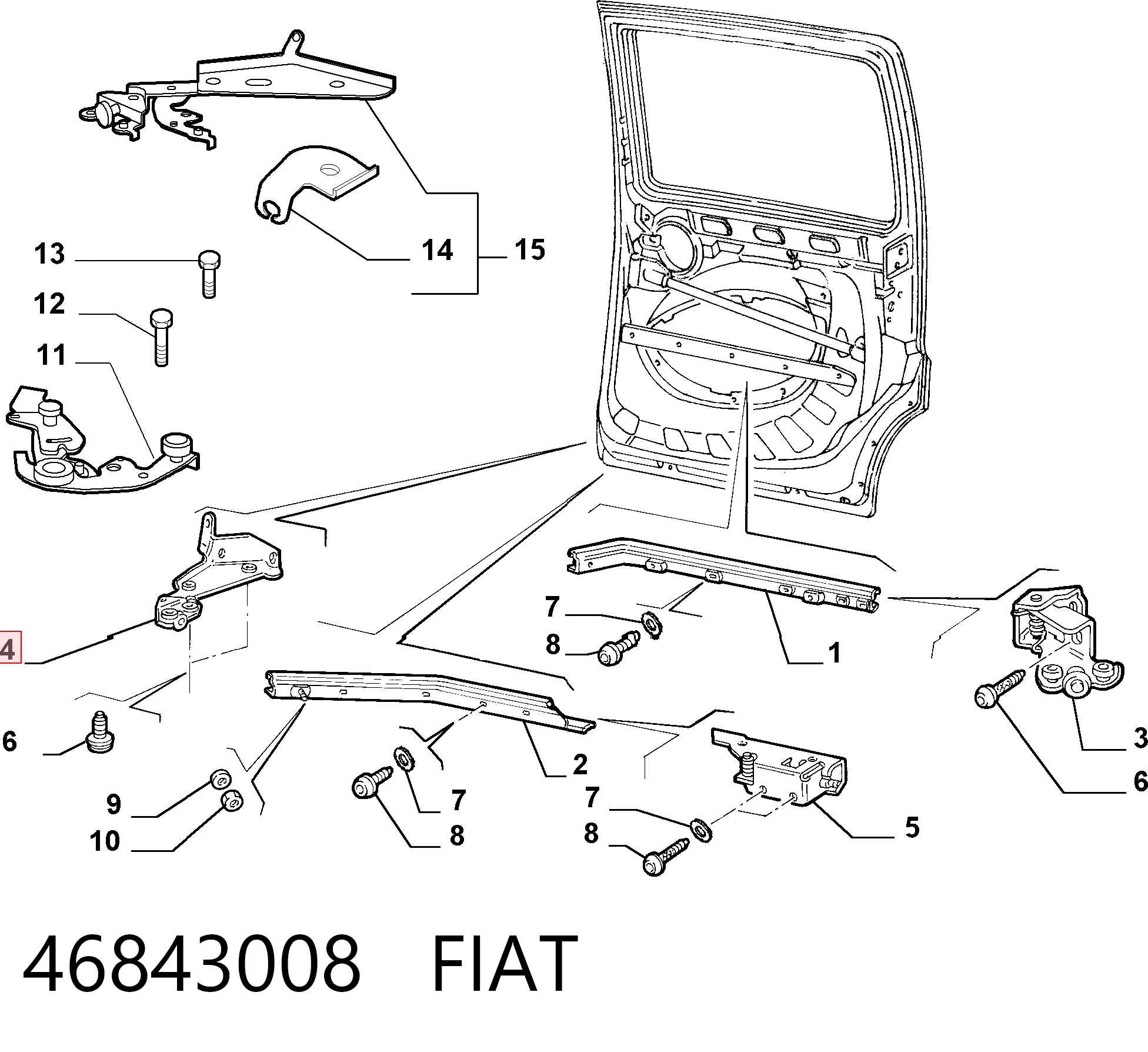 46843008 Fiat/Alfa/Lancia