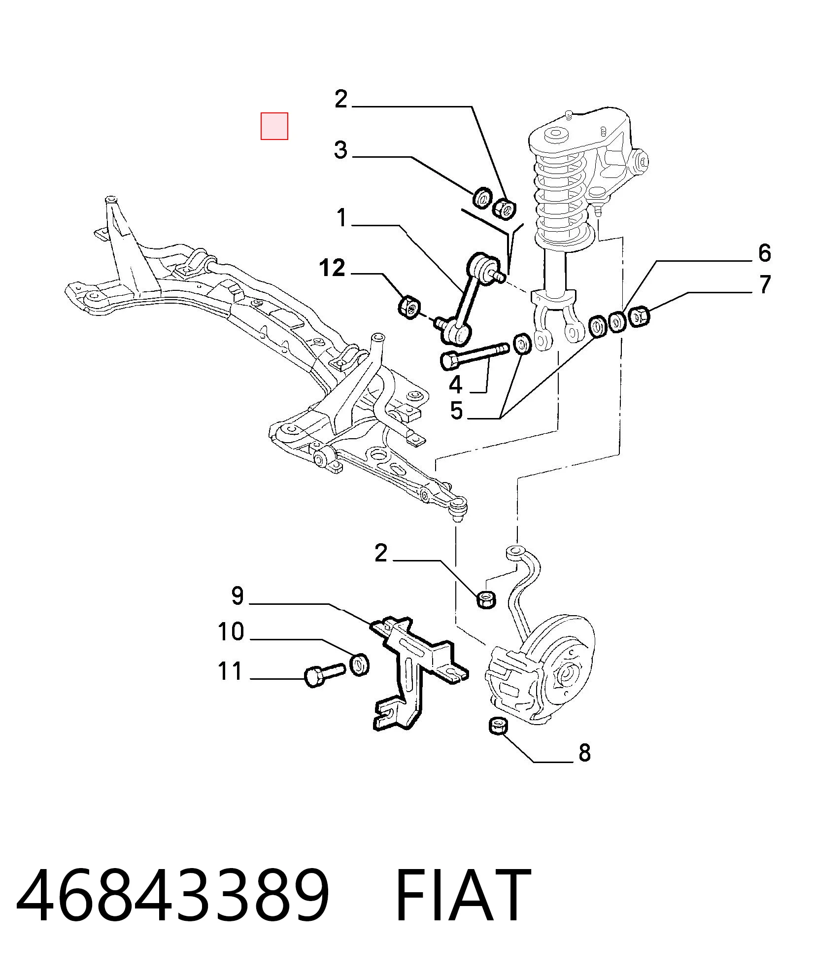 46843389 Fiat/Alfa/Lancia