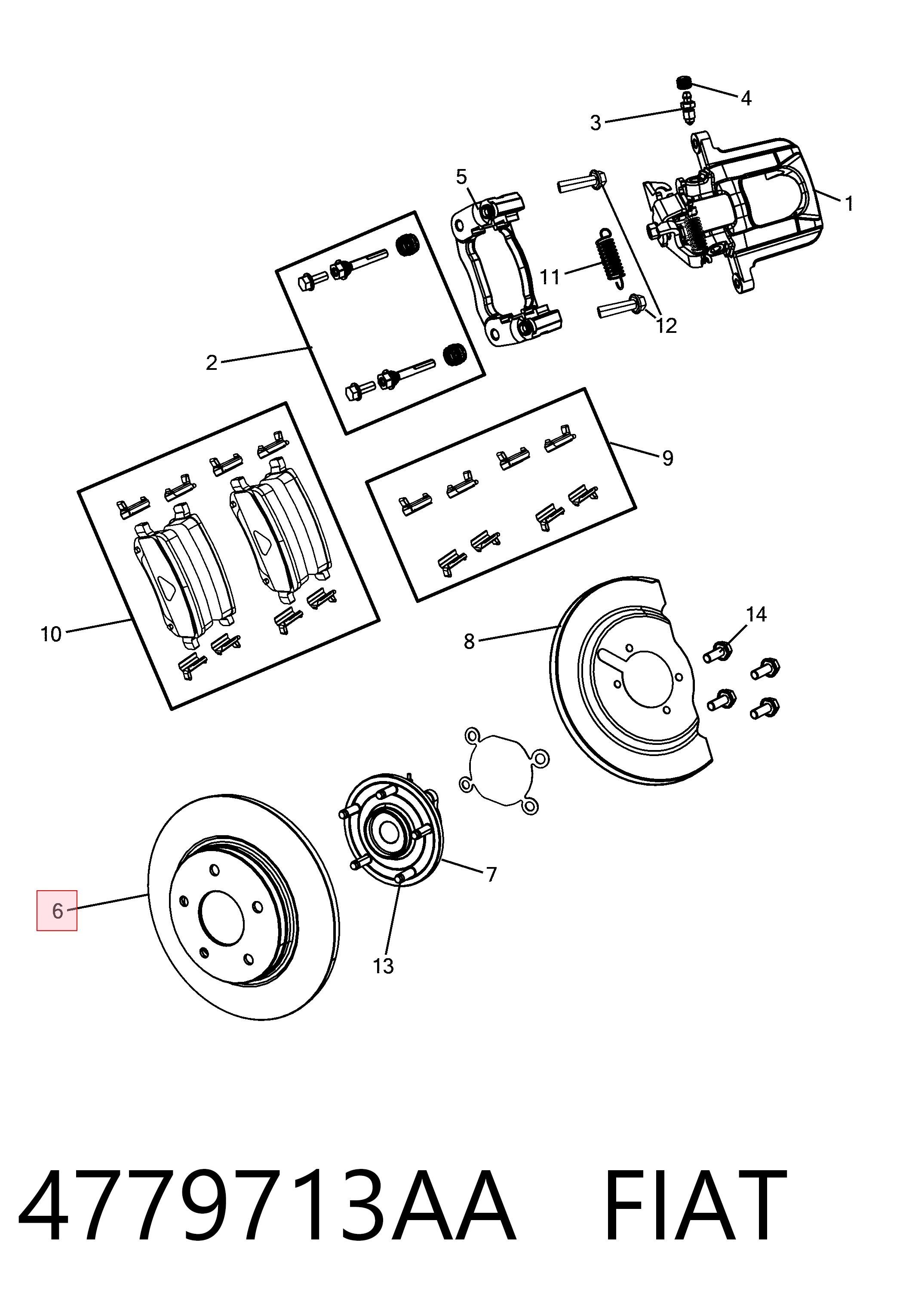4779713AA Fiat/Alfa/Lancia