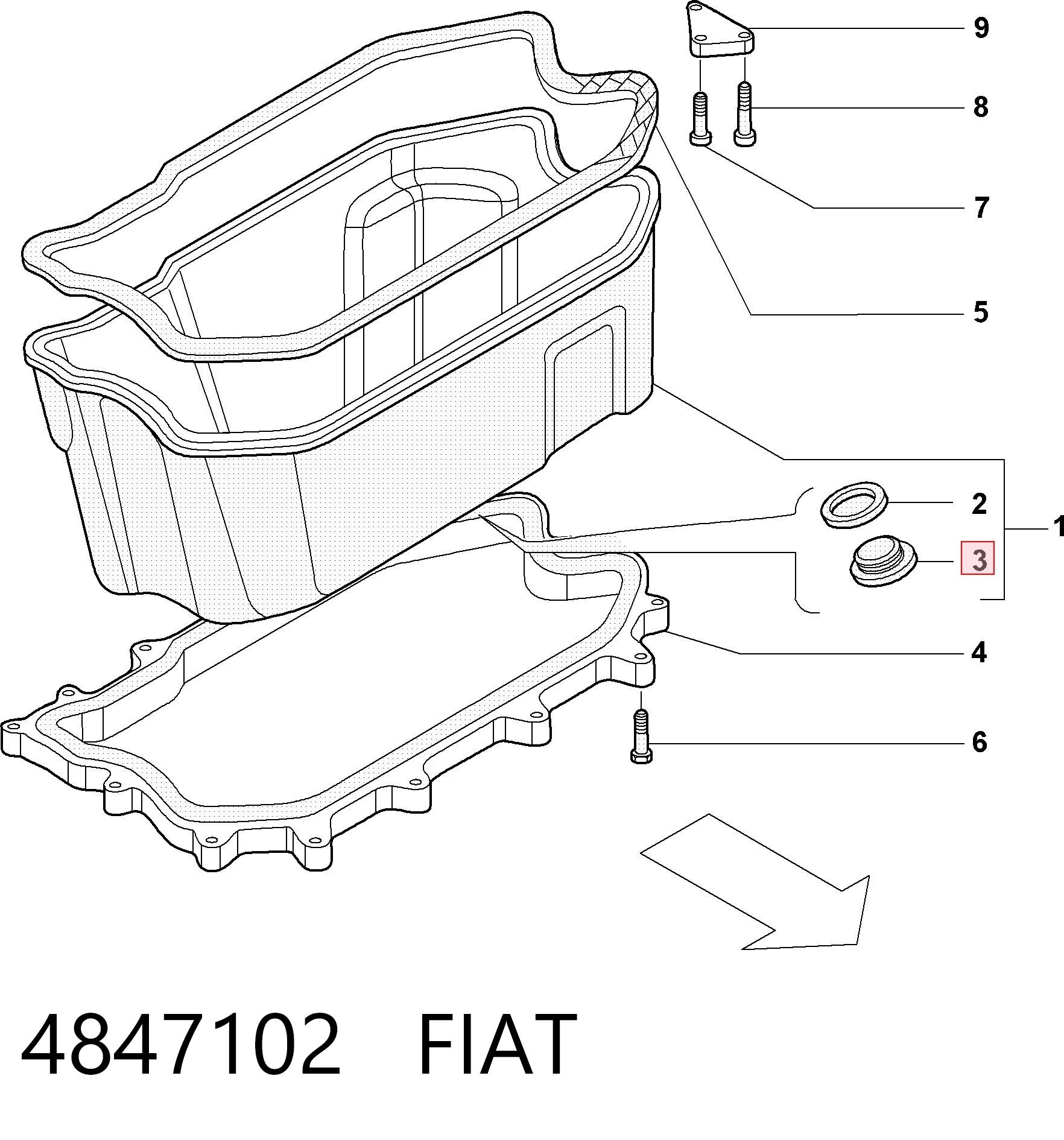 Tapon de cárter Febi 194734