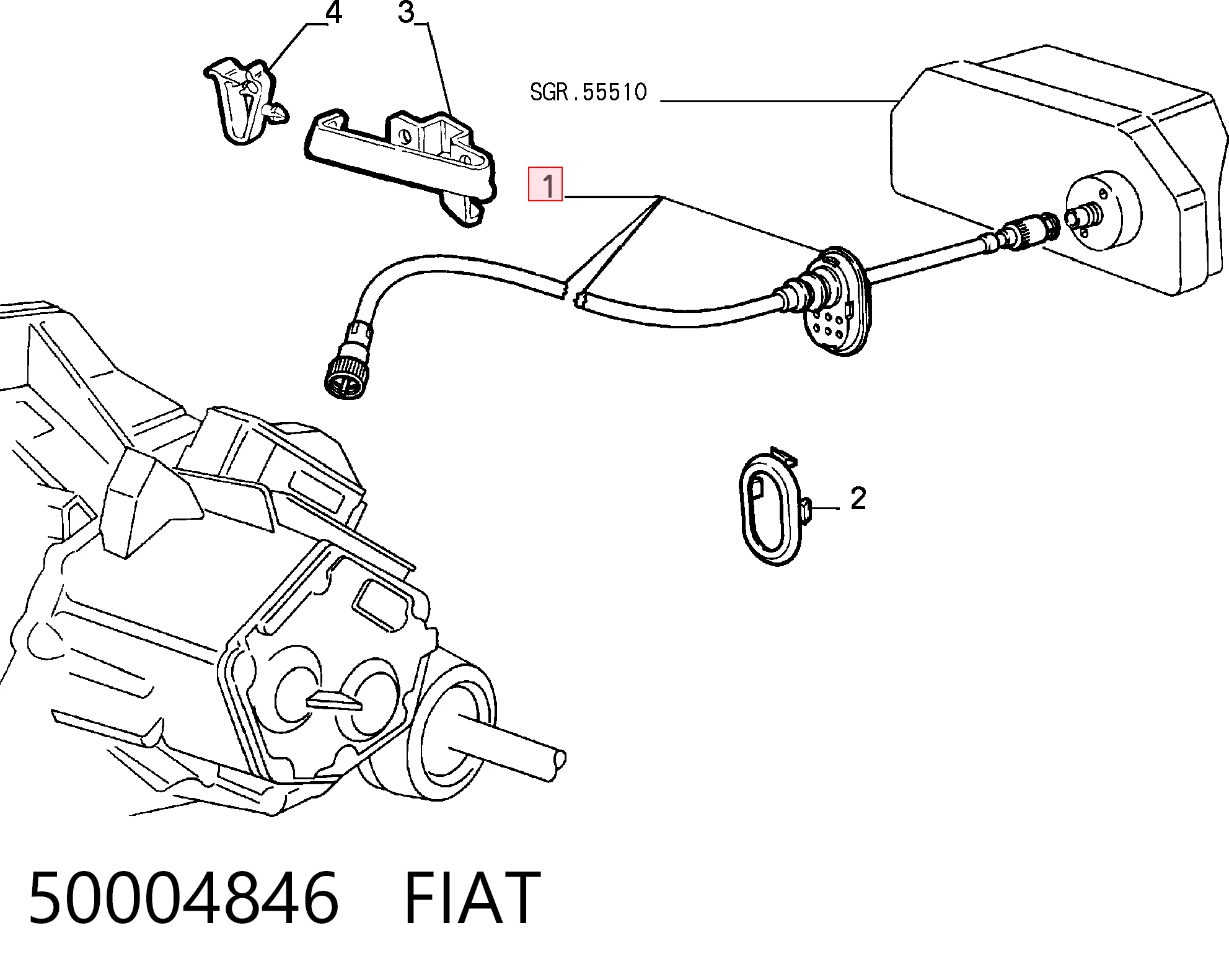 Árbol flexible del velocímetro  Fiat Fiorino furgoneta (146 Uno) (1988 - 2001) precio, desde 7,89 EUR