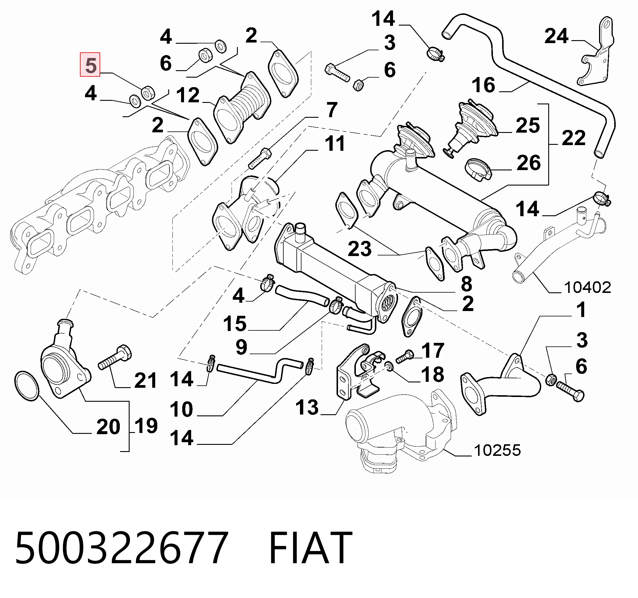 500322677 Fiat/Alfa/Lancia