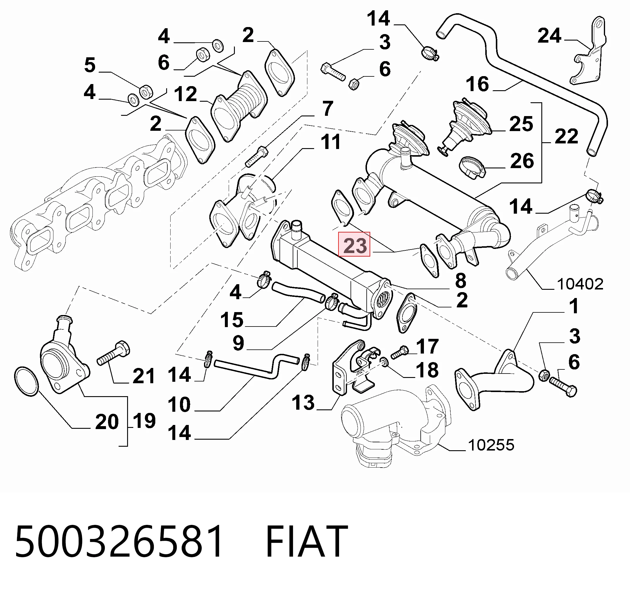 500326581 Fiat/Alfa/Lancia