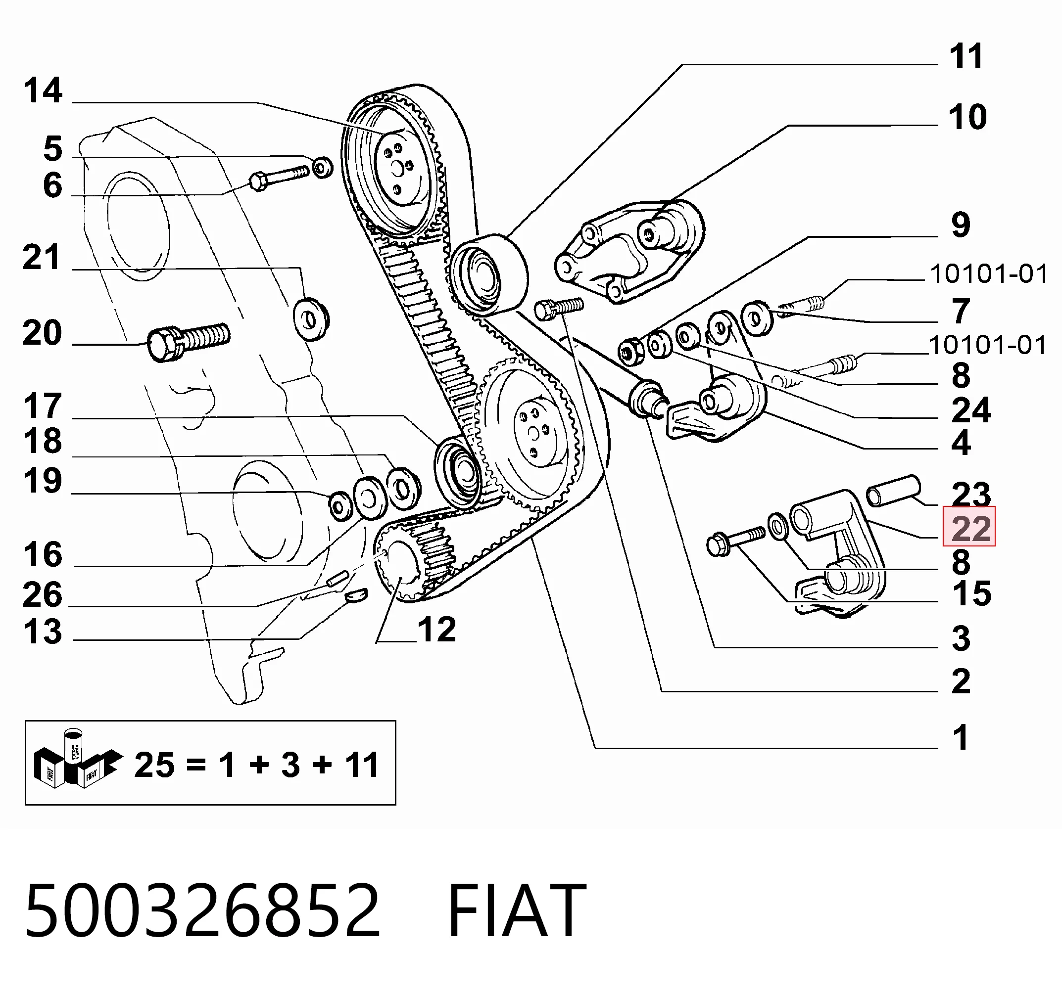 500326852 Fiat/Alfa/Lancia