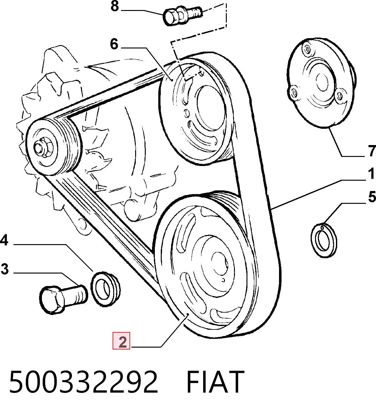 500332292 Fiat/Alfa/Lancia