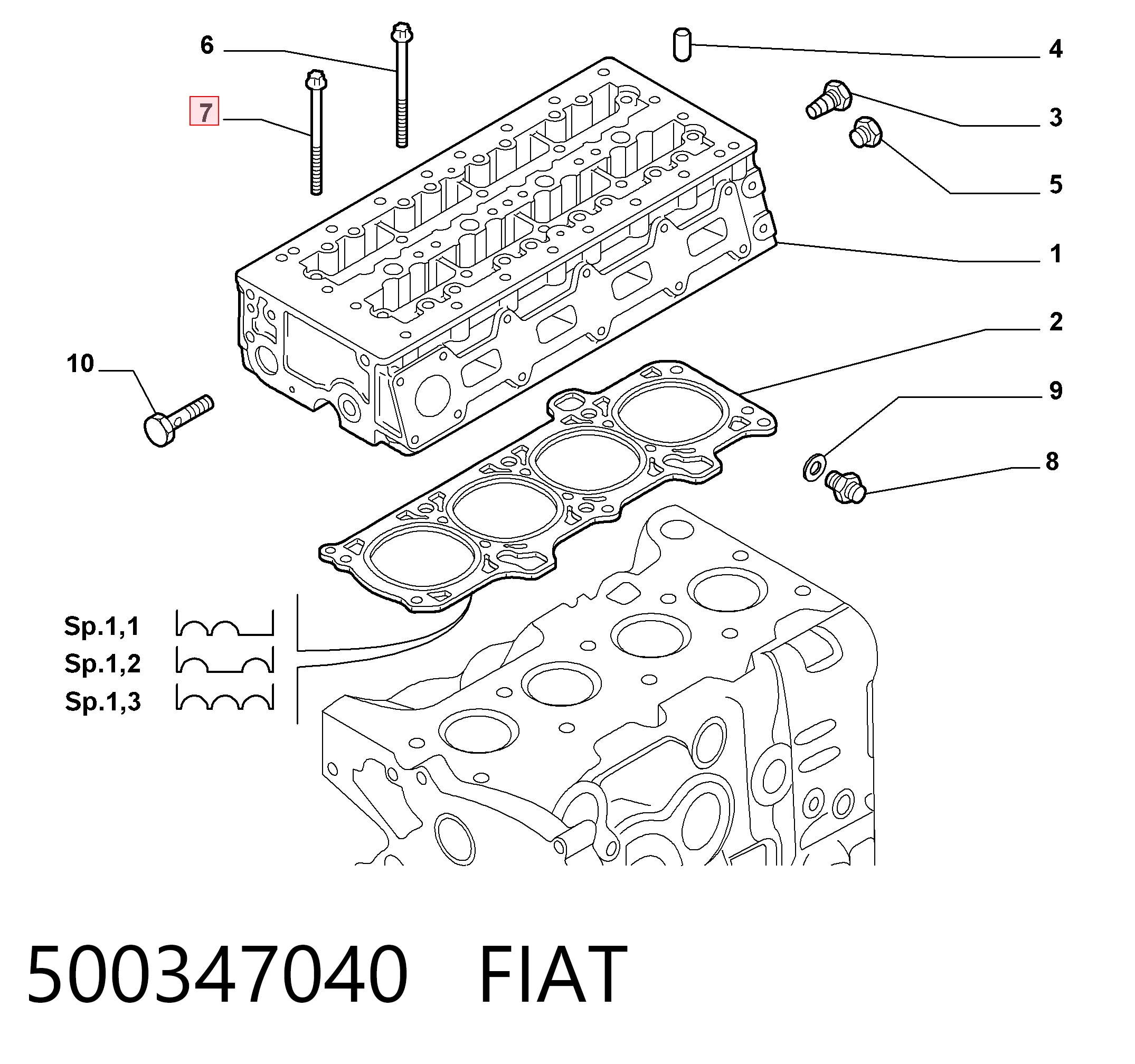 Comprar T0184400 Glaser Tornillos de culata