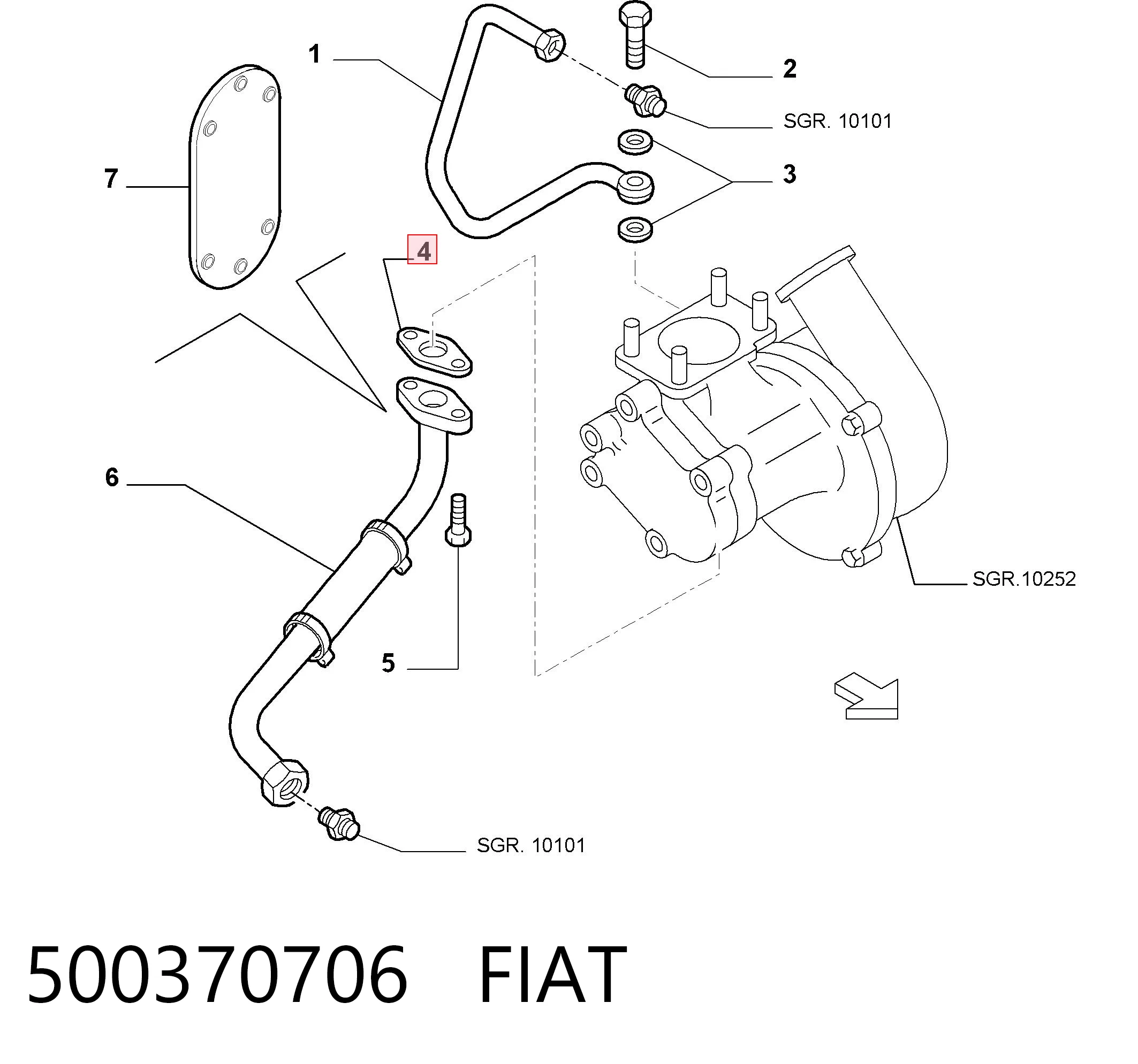 500370706 Fiat/Alfa/Lancia