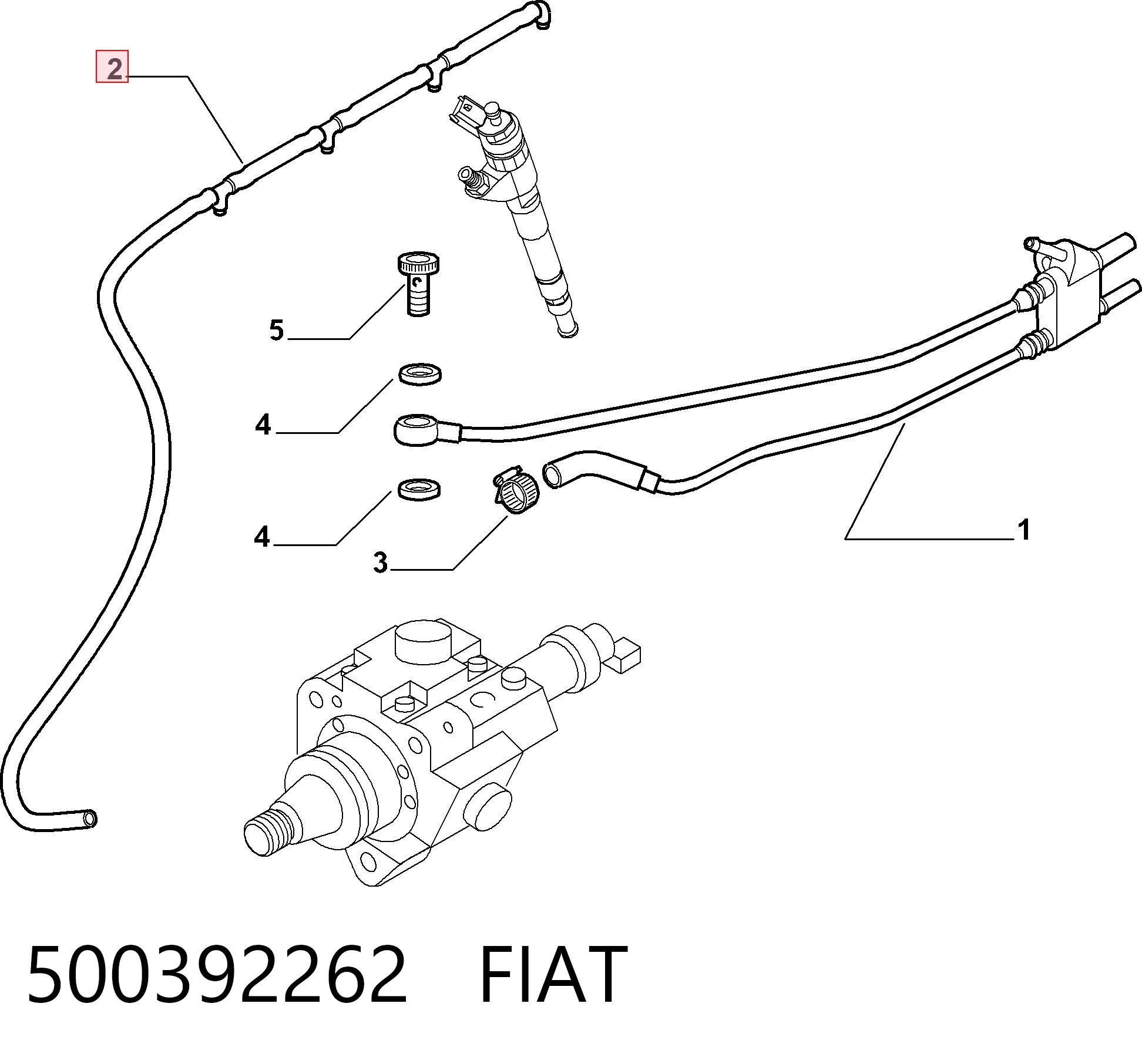 500392262 Fiat/Alfa/Lancia