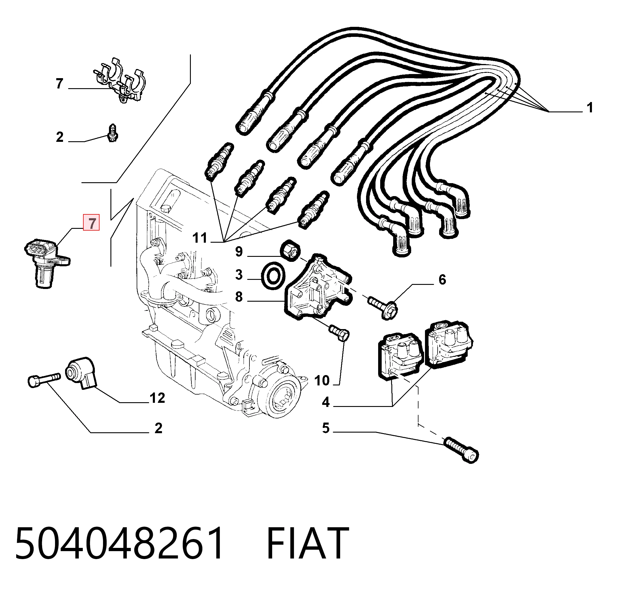 Sensor posición arbol de levas Fiat Ducato II (1994-2002)