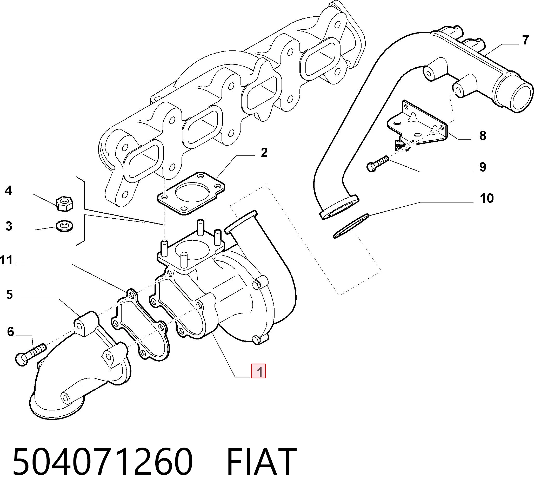 504071260 Fiat/Alfa/Lancia