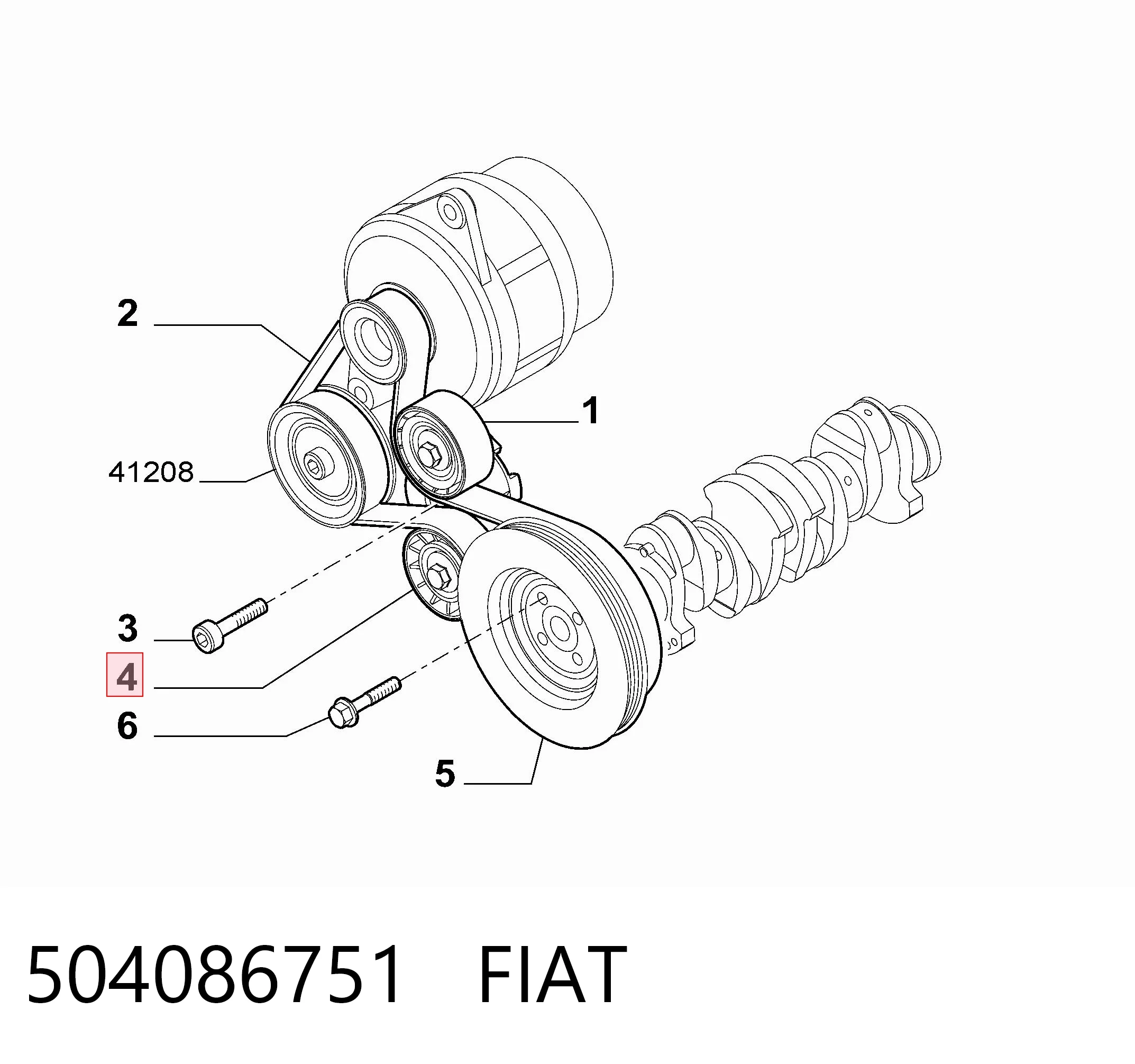 Tensor de la correa trapecial poli v Fiat Ducato III furgoneta comprar en España