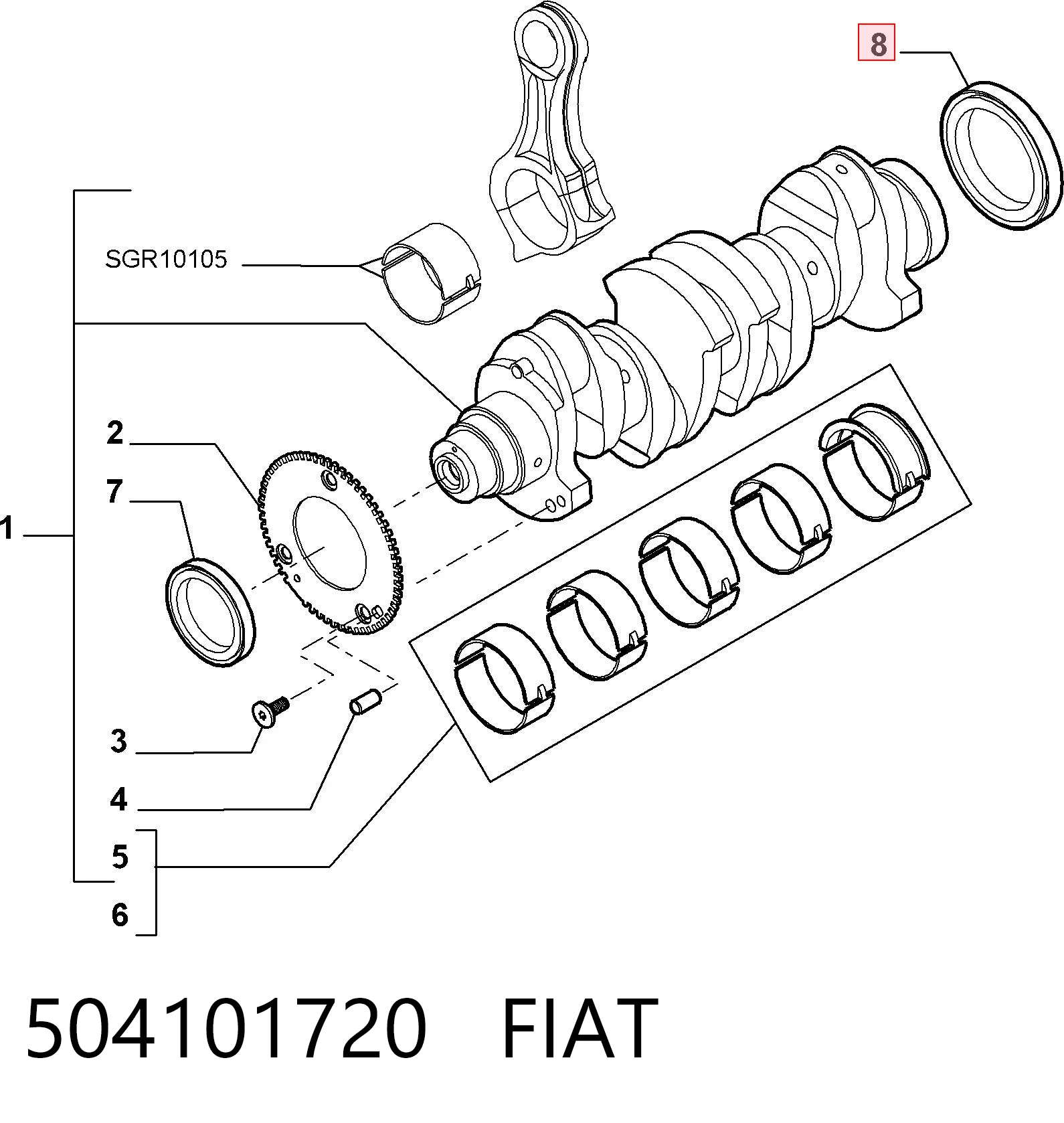 504101720 Fiat/Alfa/Lancia