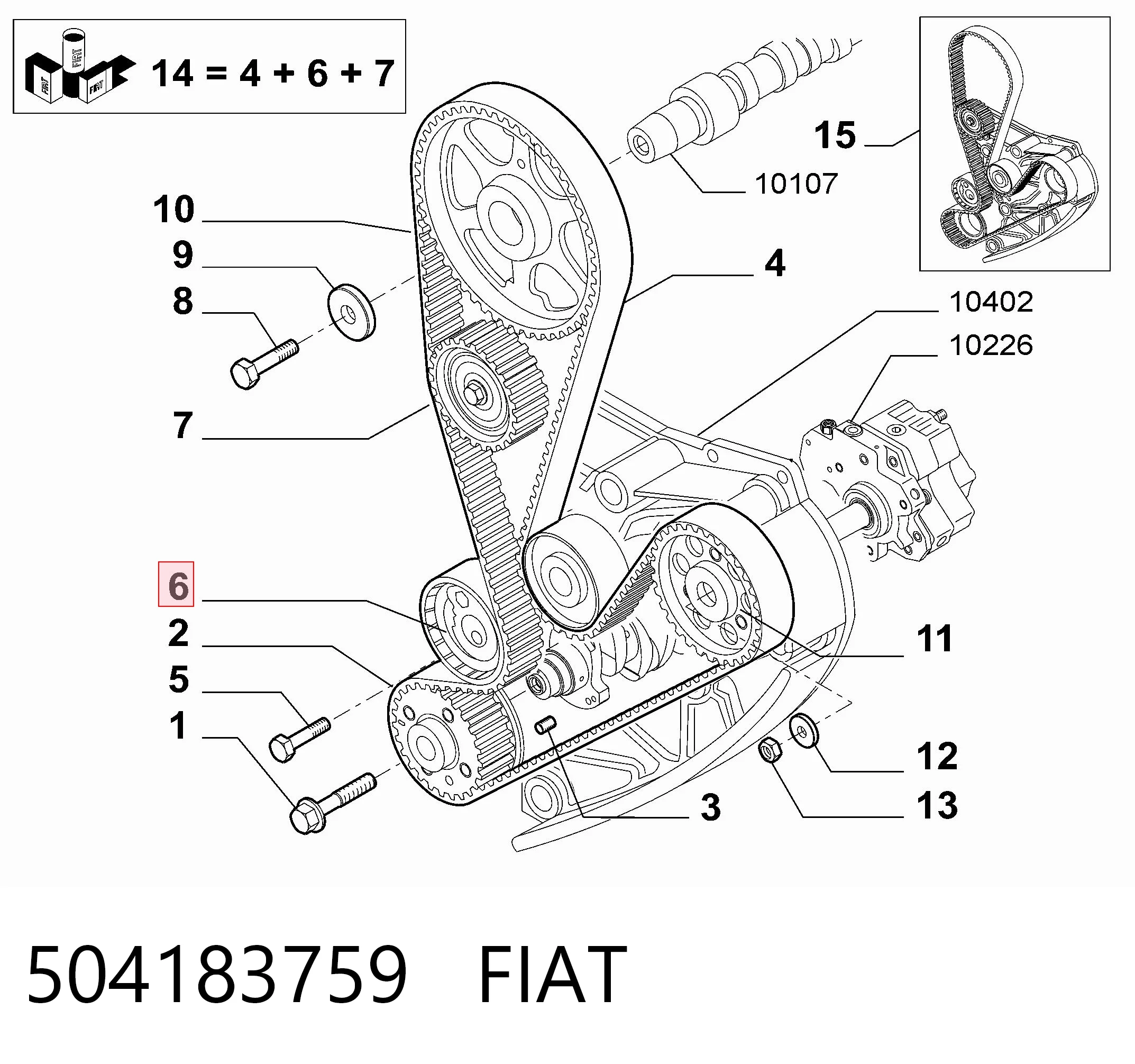 Comprar Tensor de la correa de distribución Iveco Daily III  a bajo precio