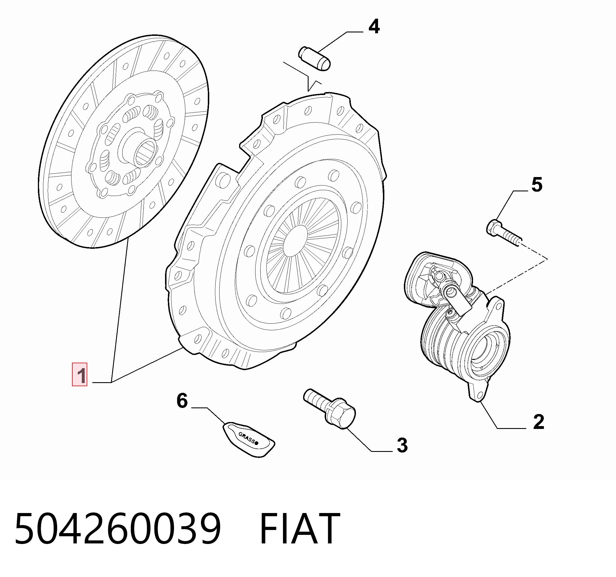504260039 Fiat/Alfa/Lancia