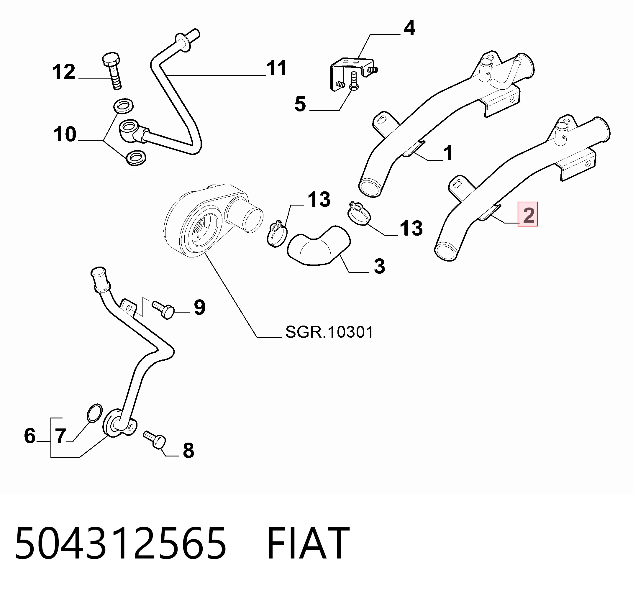 504312565 Fiat/Alfa/Lancia
