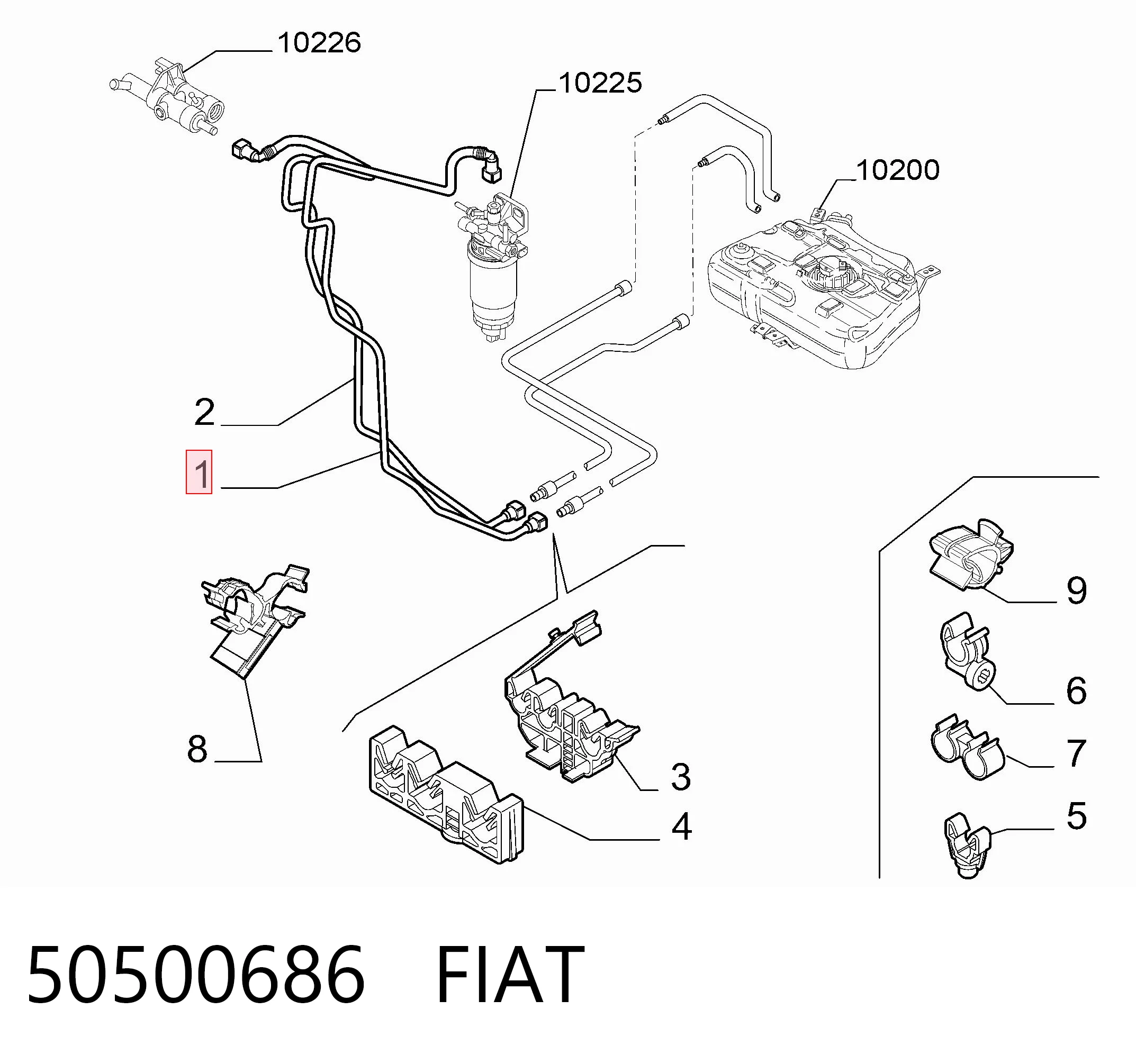 50500686 Fiat/Alfa/Lancia