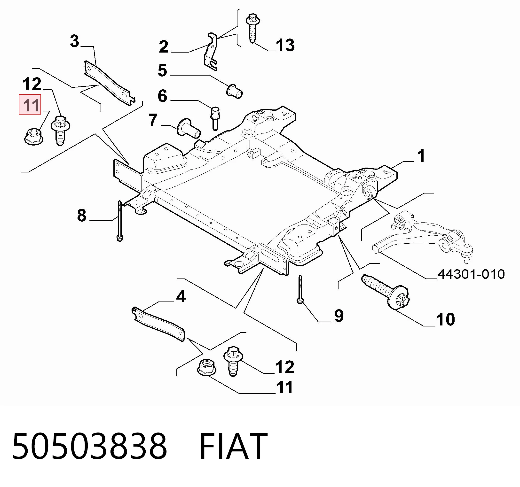 50503838 Fiat/Alfa/Lancia