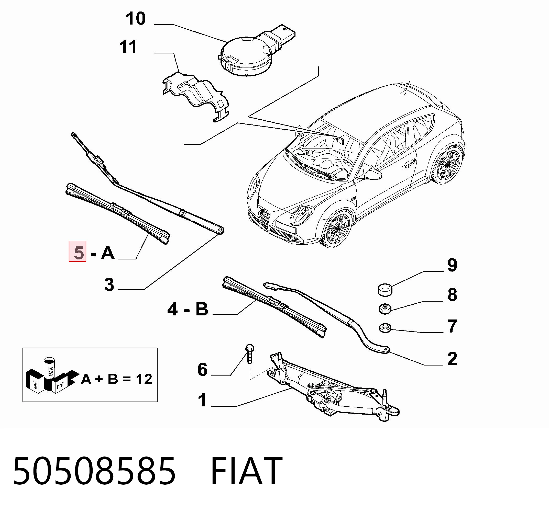 Escobillas delanteras Ford Fiesta VI desde 26,35 €