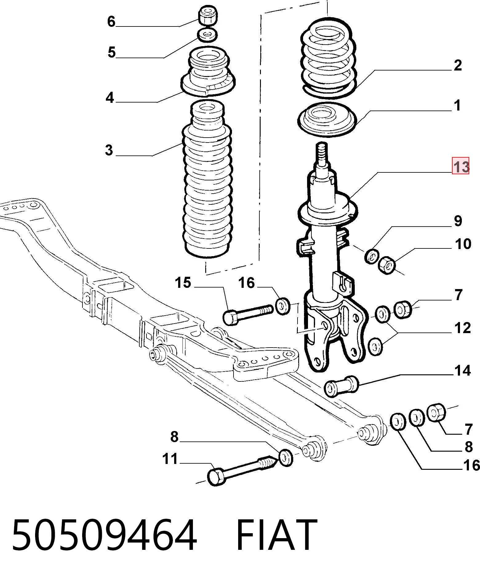 50509464 Fiat/Alfa/Lancia