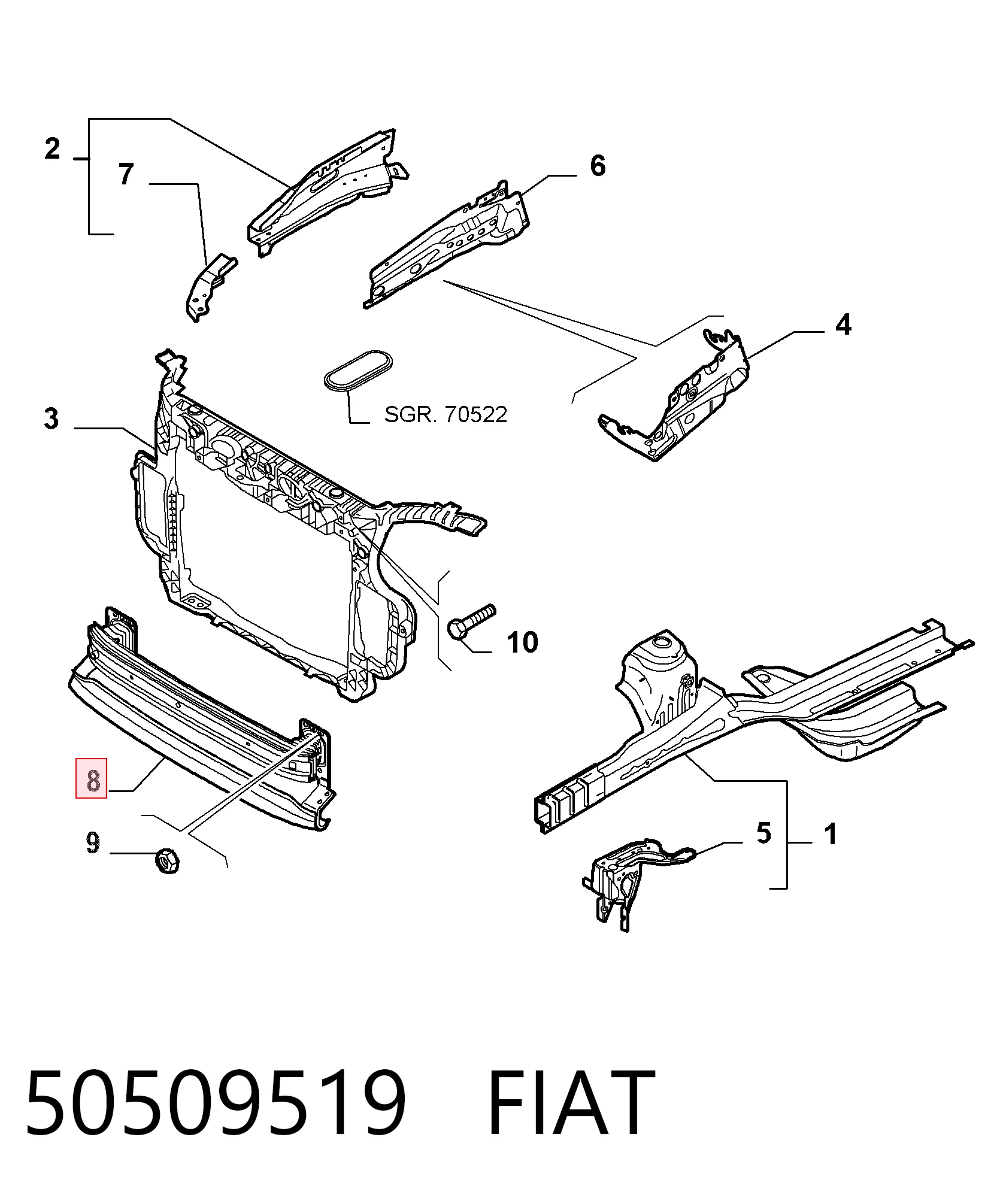 50509519 Fiat/Alfa/Lancia