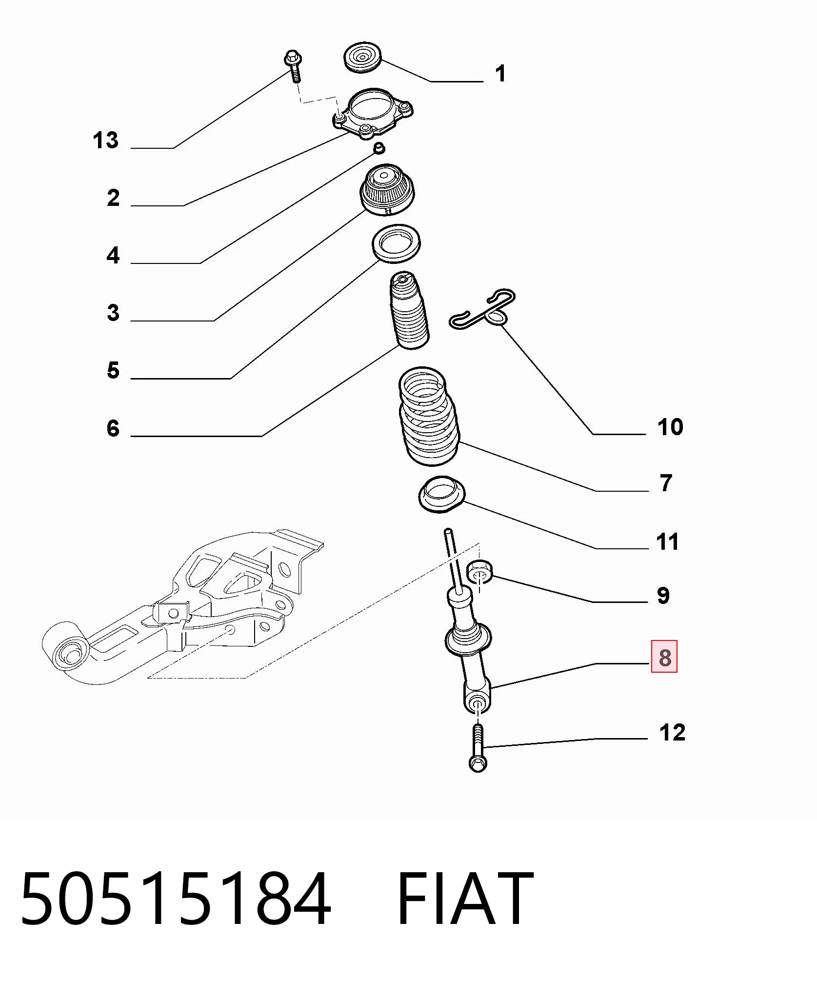 Amortiguadores posteriores Alfa Romeo 159  (2005-2011)