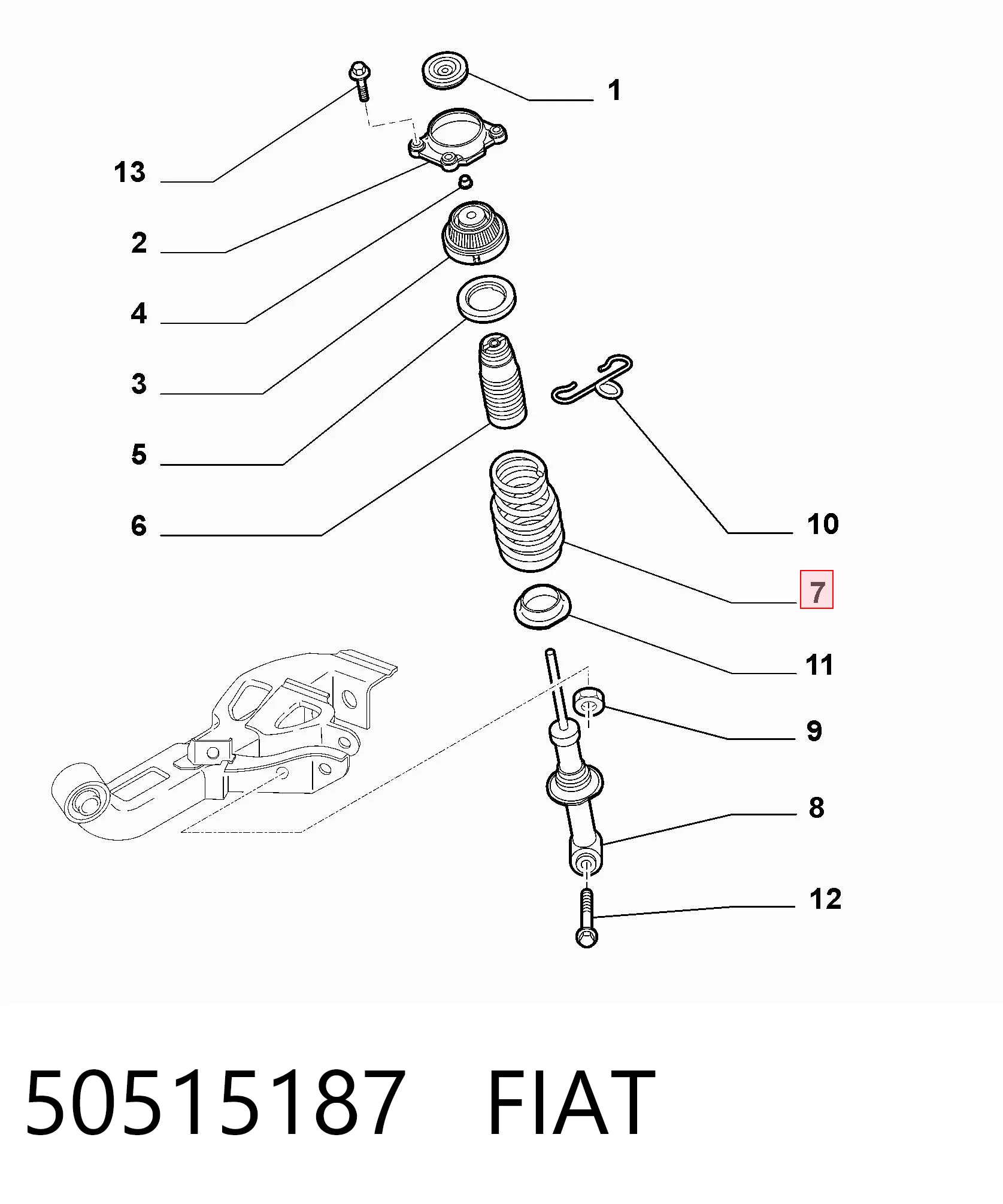 Amortiguadores traseros para Alfa Romeo 159  (939)