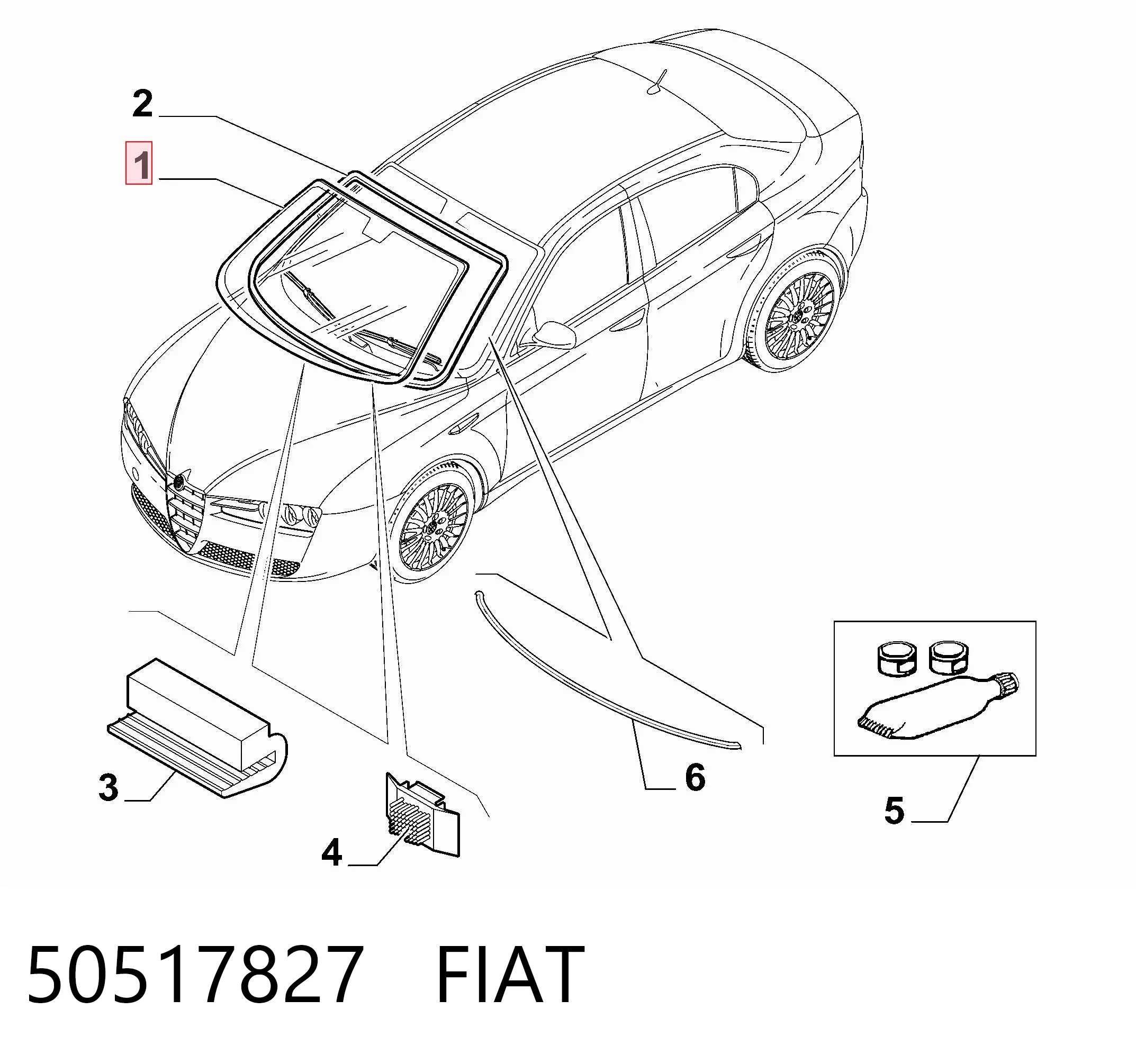 Comprar Parabrisas Alfa Romeo 159  939