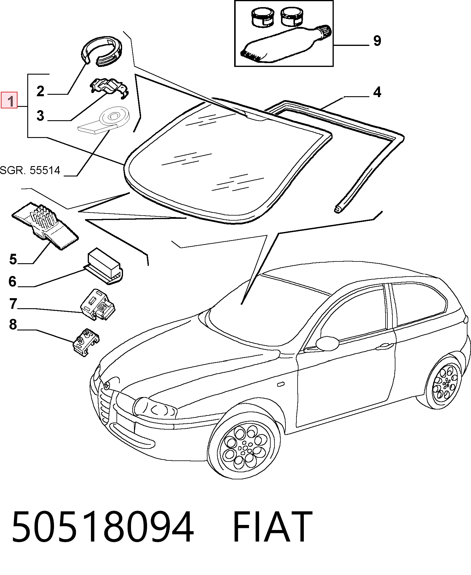 50518094 Fiat/Alfa/Lancia