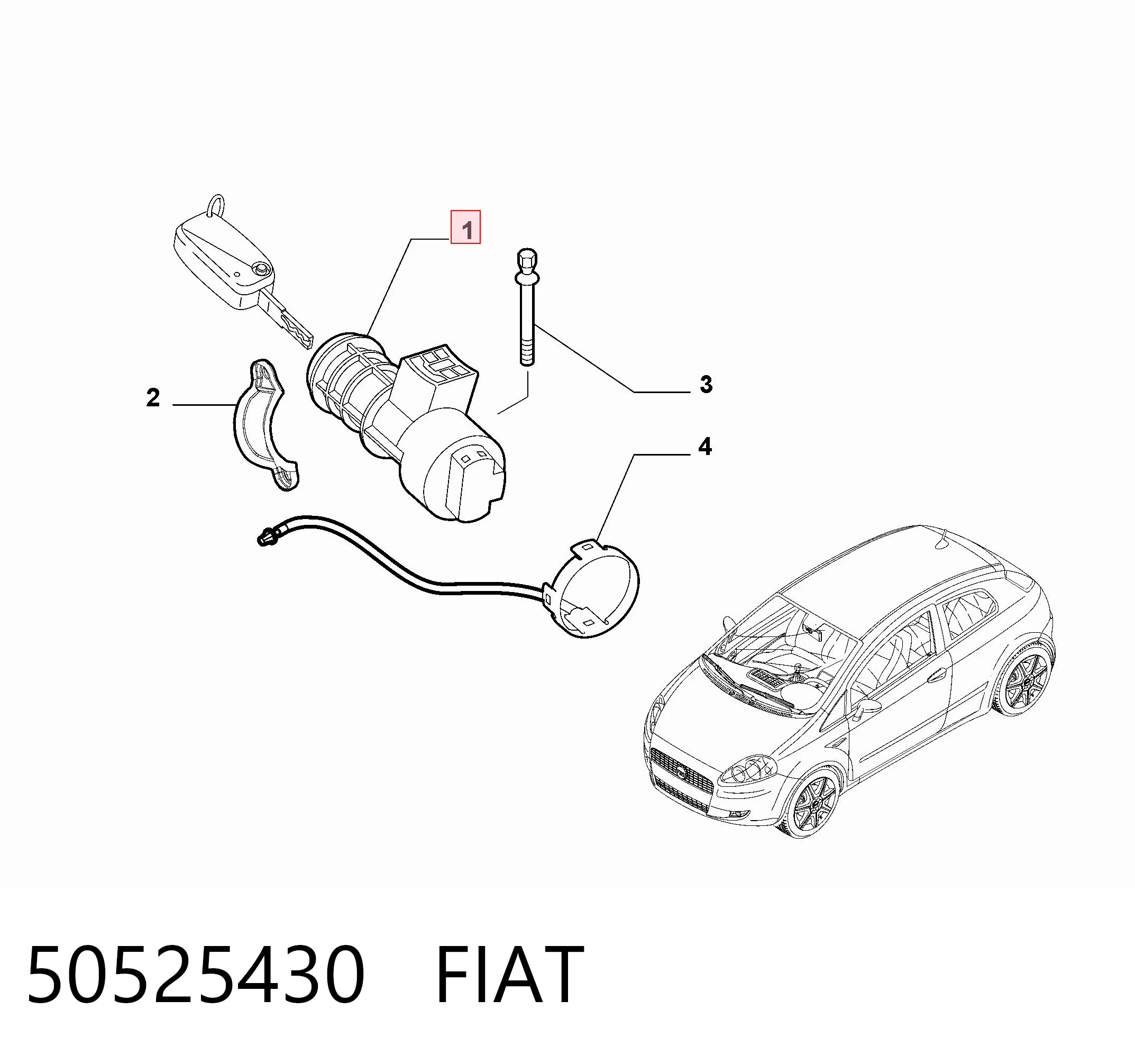 Comprar Cerradura de encendido Alfa Romeo Mito  955 a bajo precio