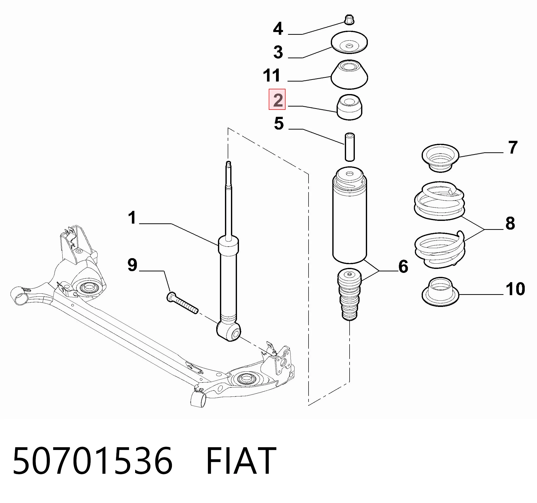 Copelas trasero Fiat Stilo  hatchback comprar en España