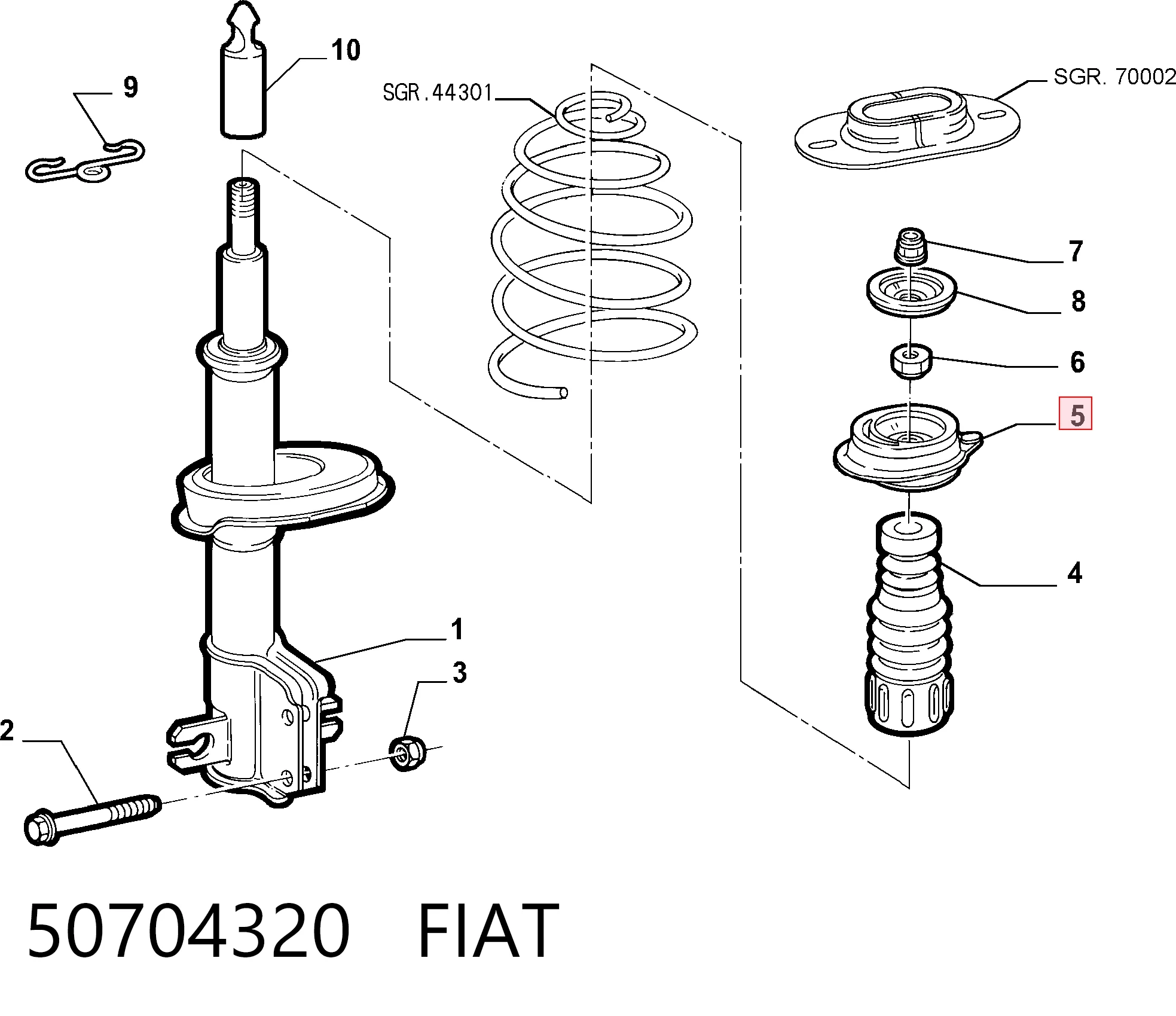 50704320 Fiat/Alfa/Lancia