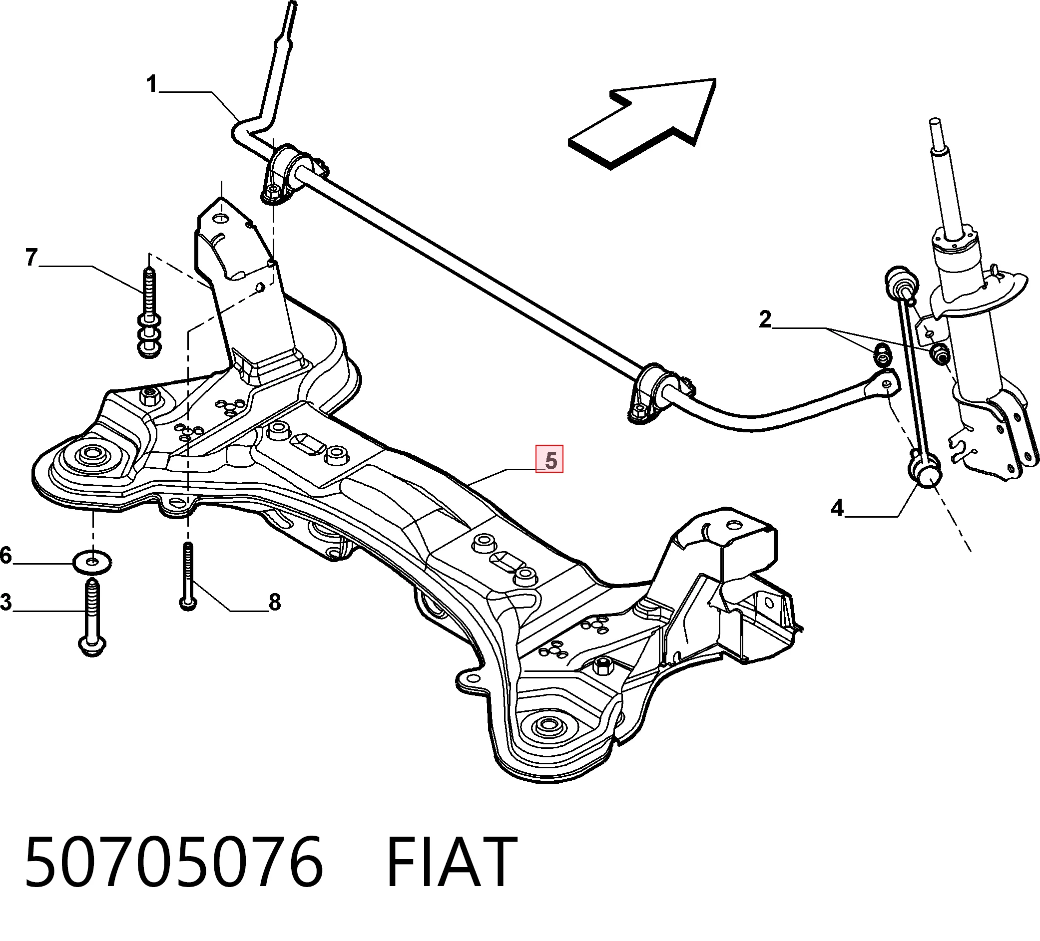 Bastidor delantero Fiat Stilo  hatchback comprar en España