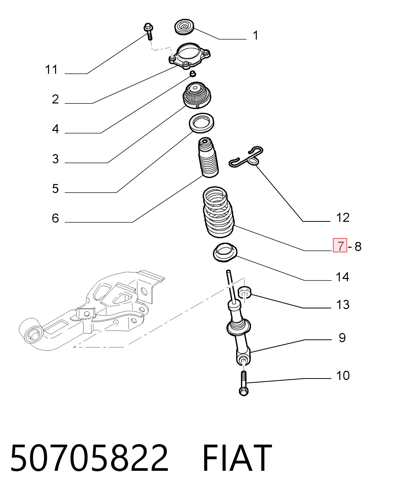 Muelle de amortiguador Alfa Romeo 159  (939)