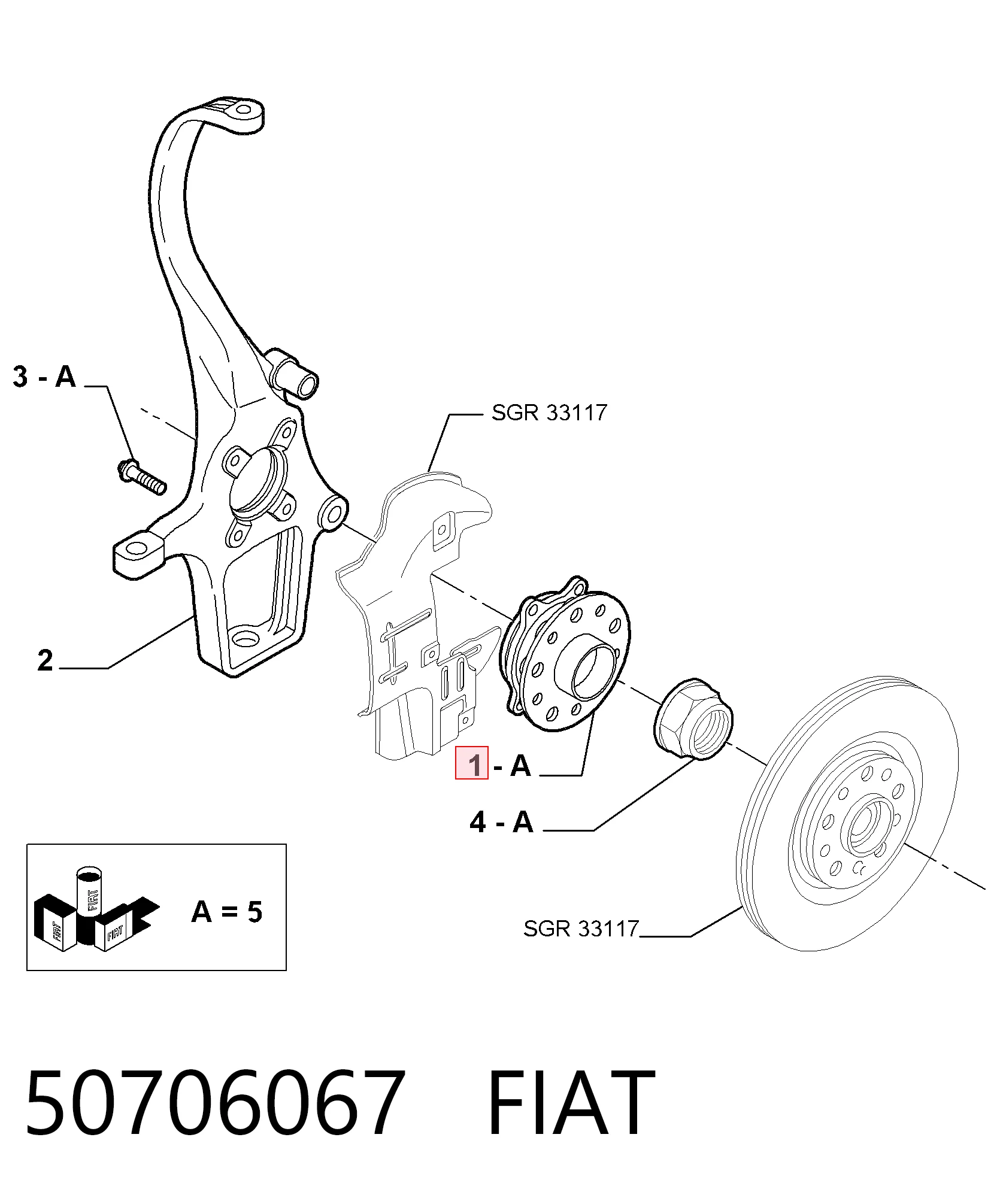 Buje Alfa Romeo 159  (939)