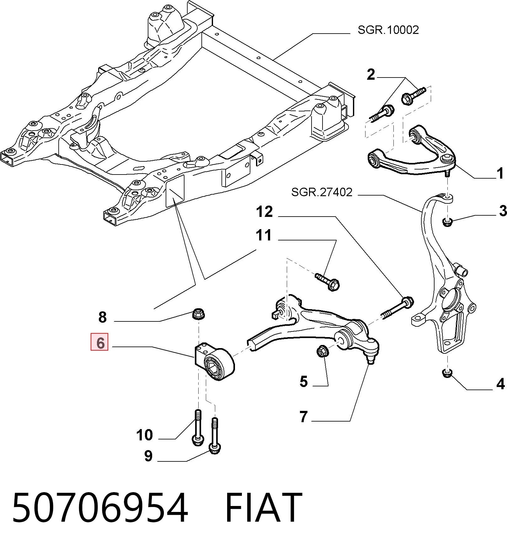 50706954 Fiat/Alfa/Lancia