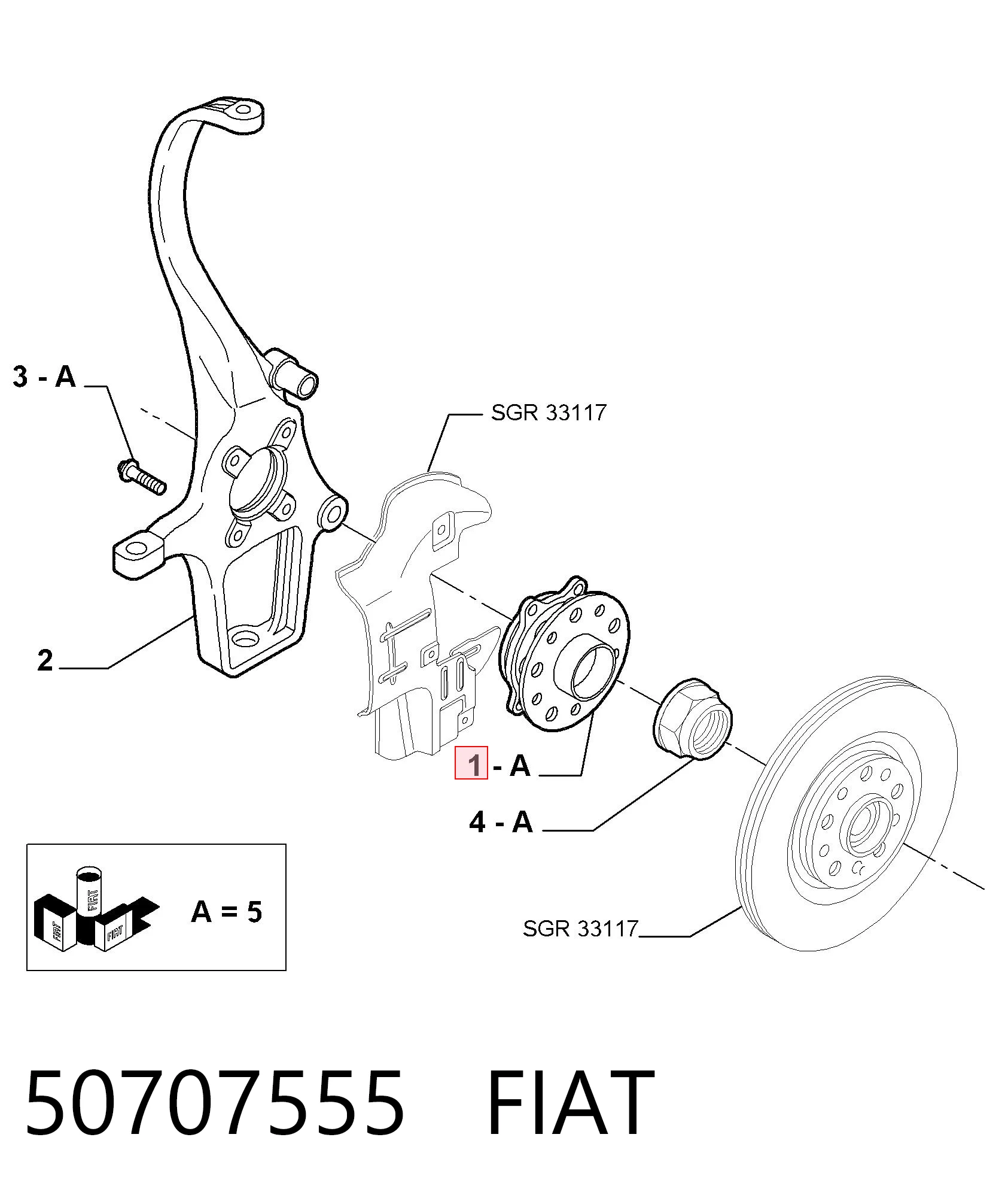 50707555 Fiat/Alfa/Lancia