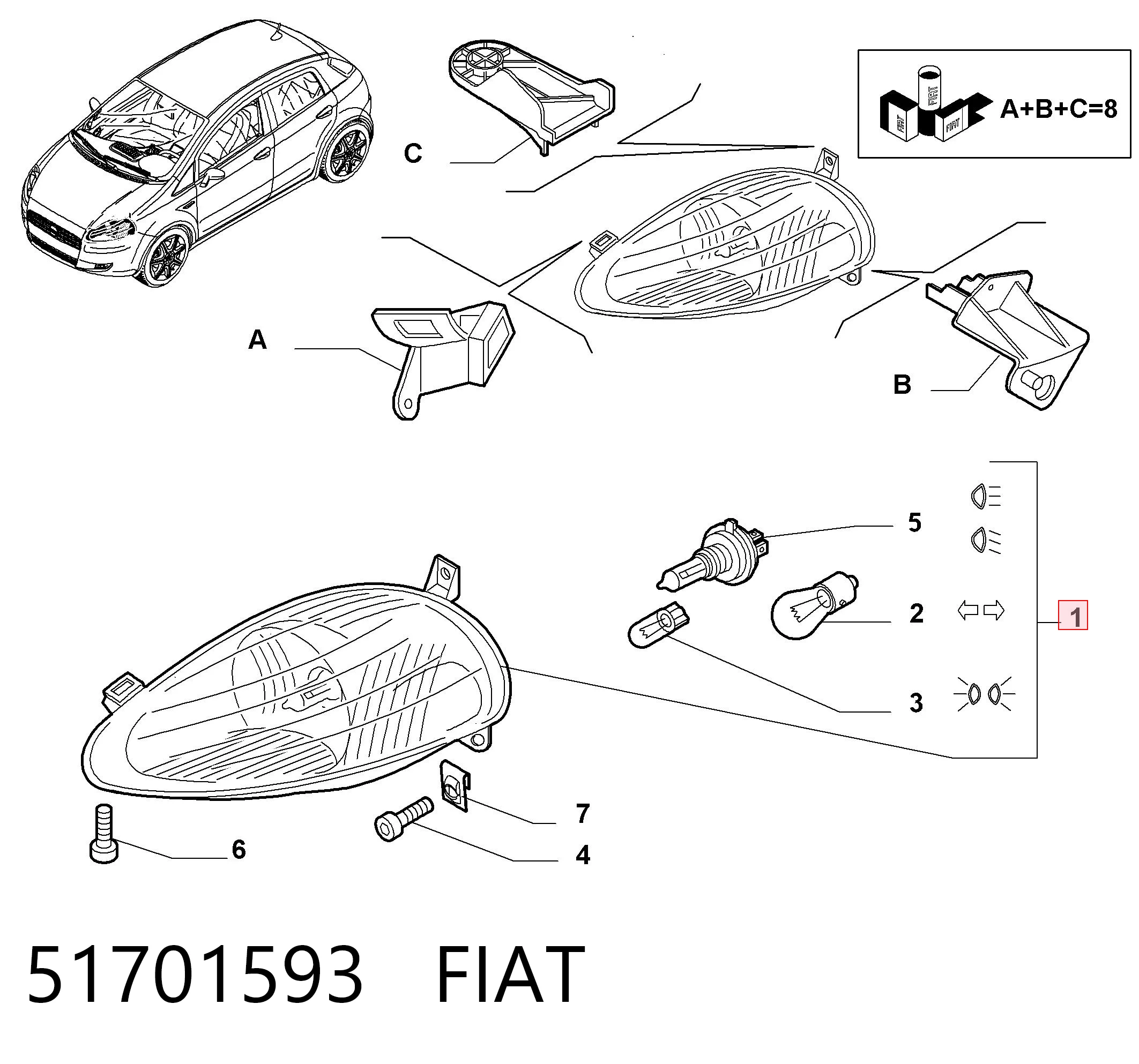 51701593 Fiat/Alfa/Lancia